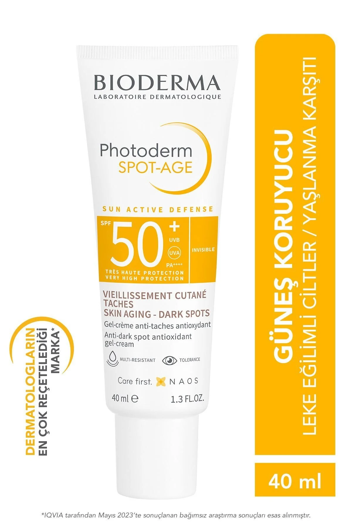 کرم ضد آفتاب صورت PHOTODERM SPOT AGE + خورشید محافظت شده بالا 40 میلی لیتر Bioderma