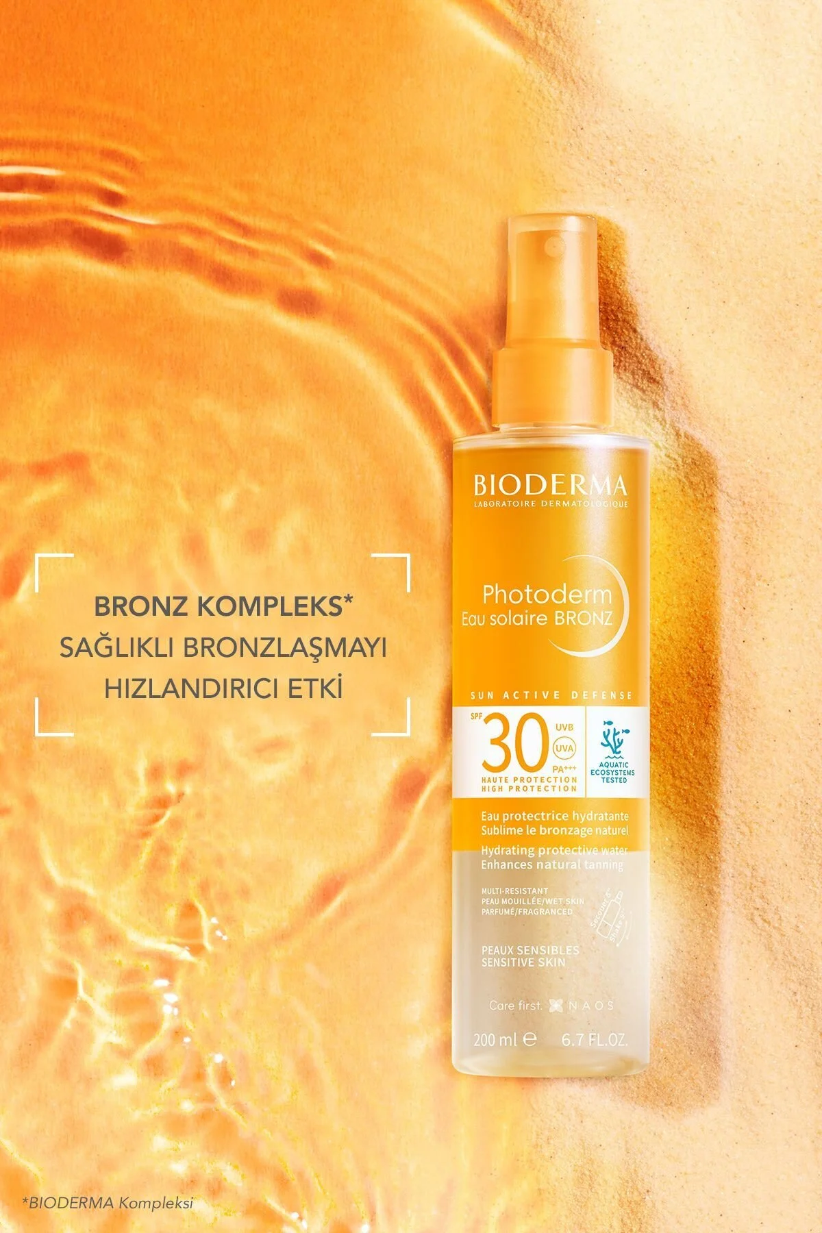 Bioderma محافظت از آفتابی آبی برنز PhotoDERM SPF30 200 میلی لیتر