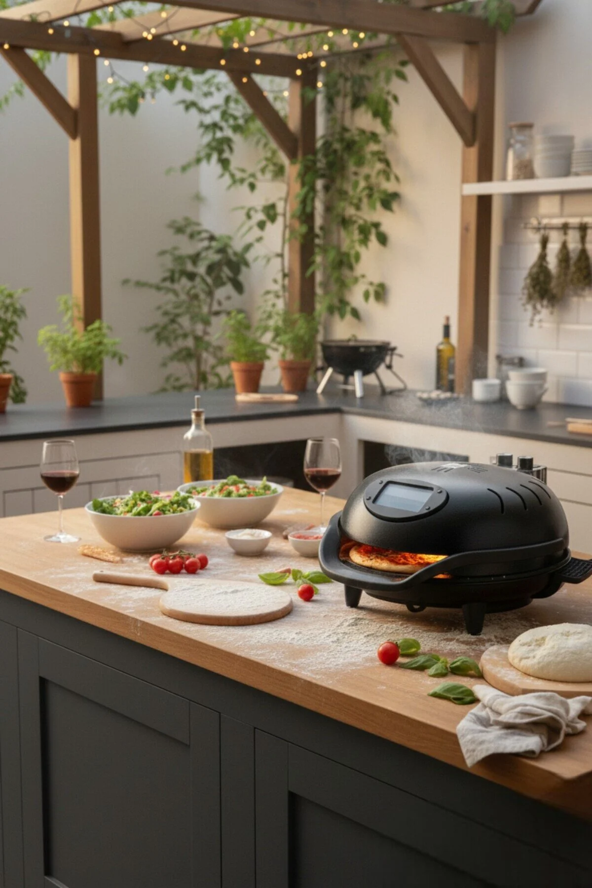 نان پز فر برقی چند منظوره TANDIRIM سینی گرانیتی هدیه پیتزا بیل اورجینال HSR HOME&LIVING