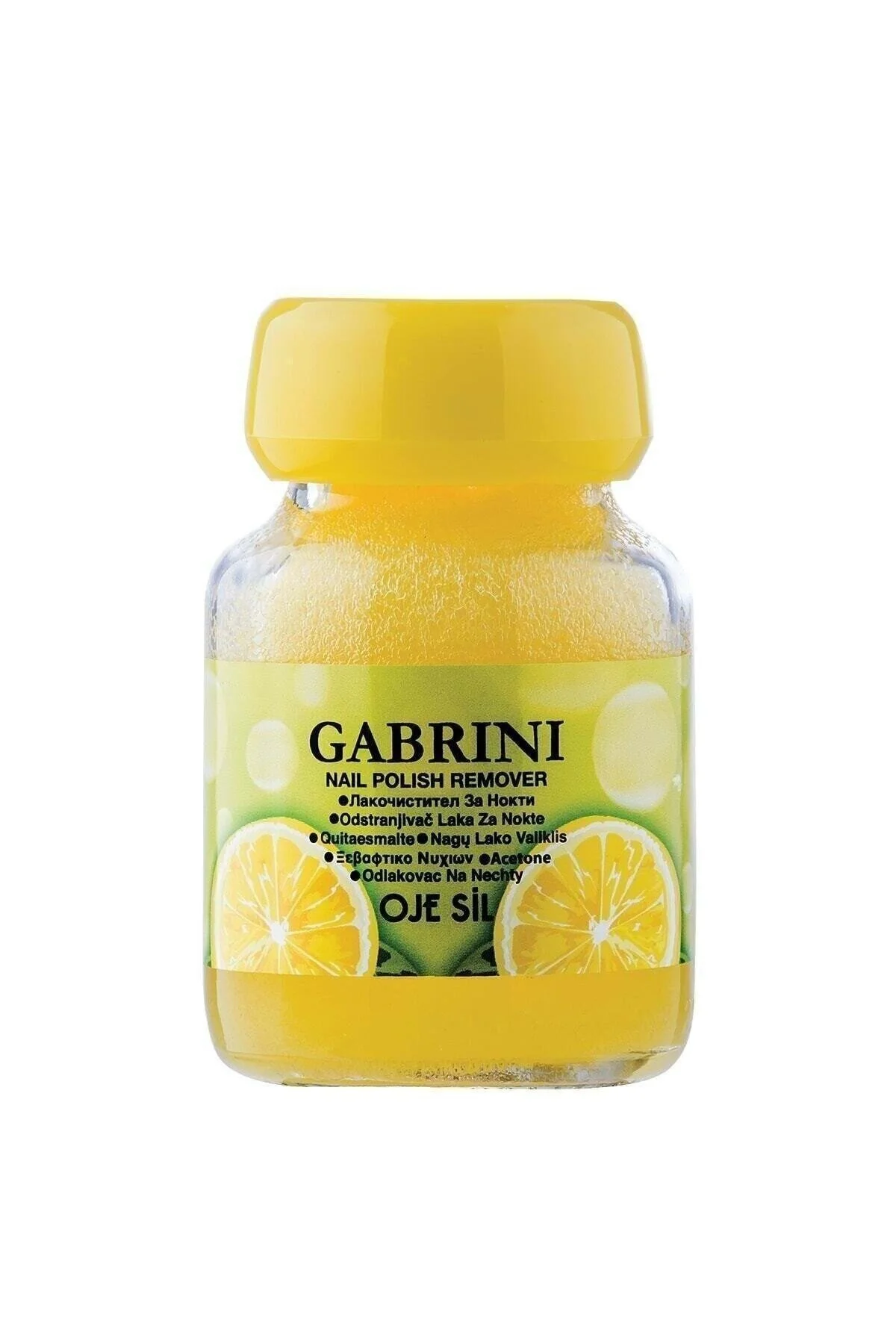 پاک کننده لاک ناخن بطری لیمو استون اورجینال Gabrini