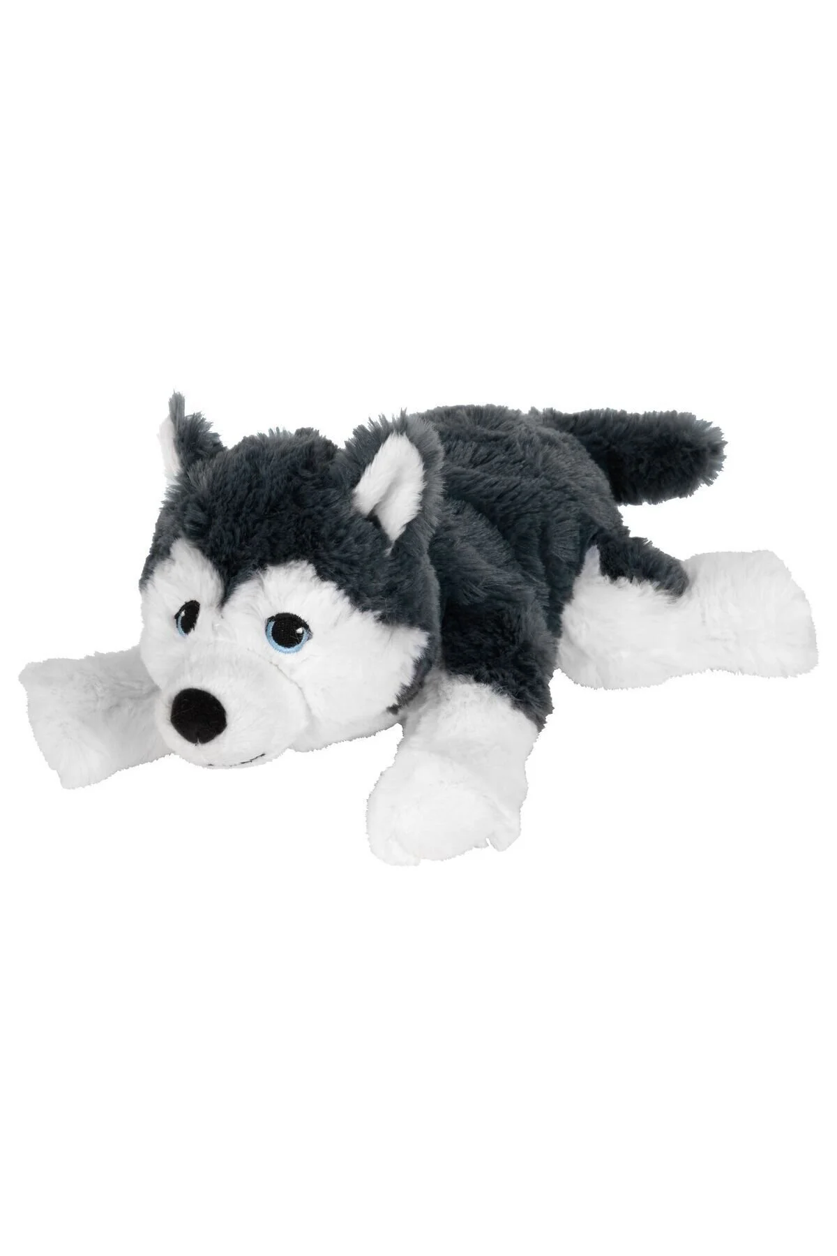 اسباب بازی های پشمی نرم LIVLIG DOG PLASH TOY خاکستری سفید 26 سانتی متر IKEA