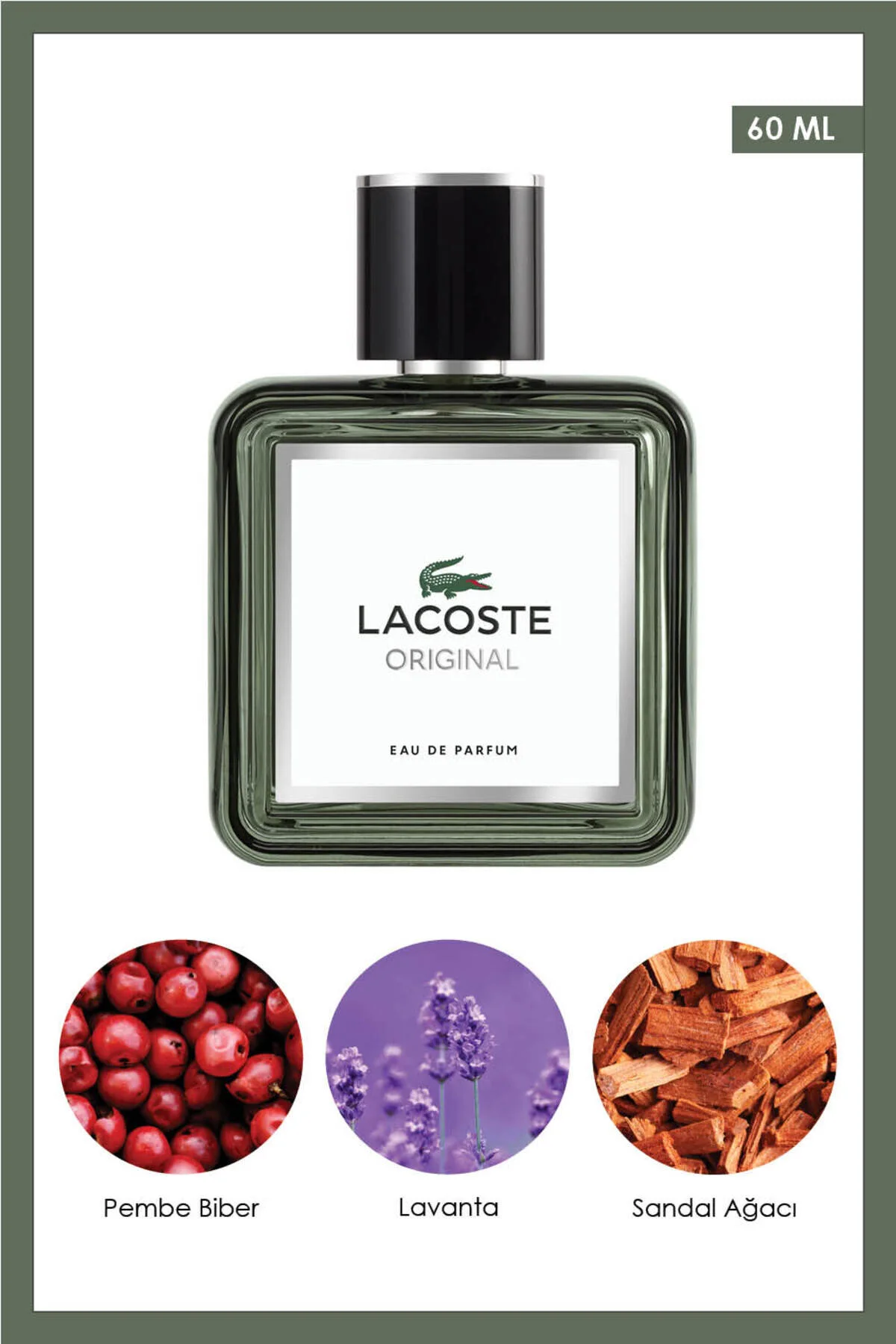 عطر 60 میل ادوپرفیوم اصلی اورجینال Lacoste