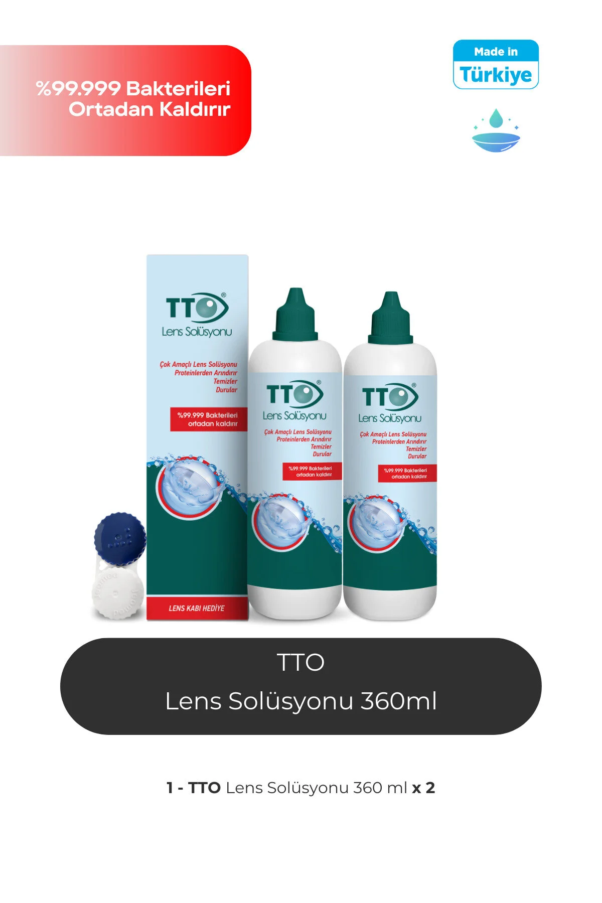 محلول لنز 360 میلی 2 قطعه Tto
