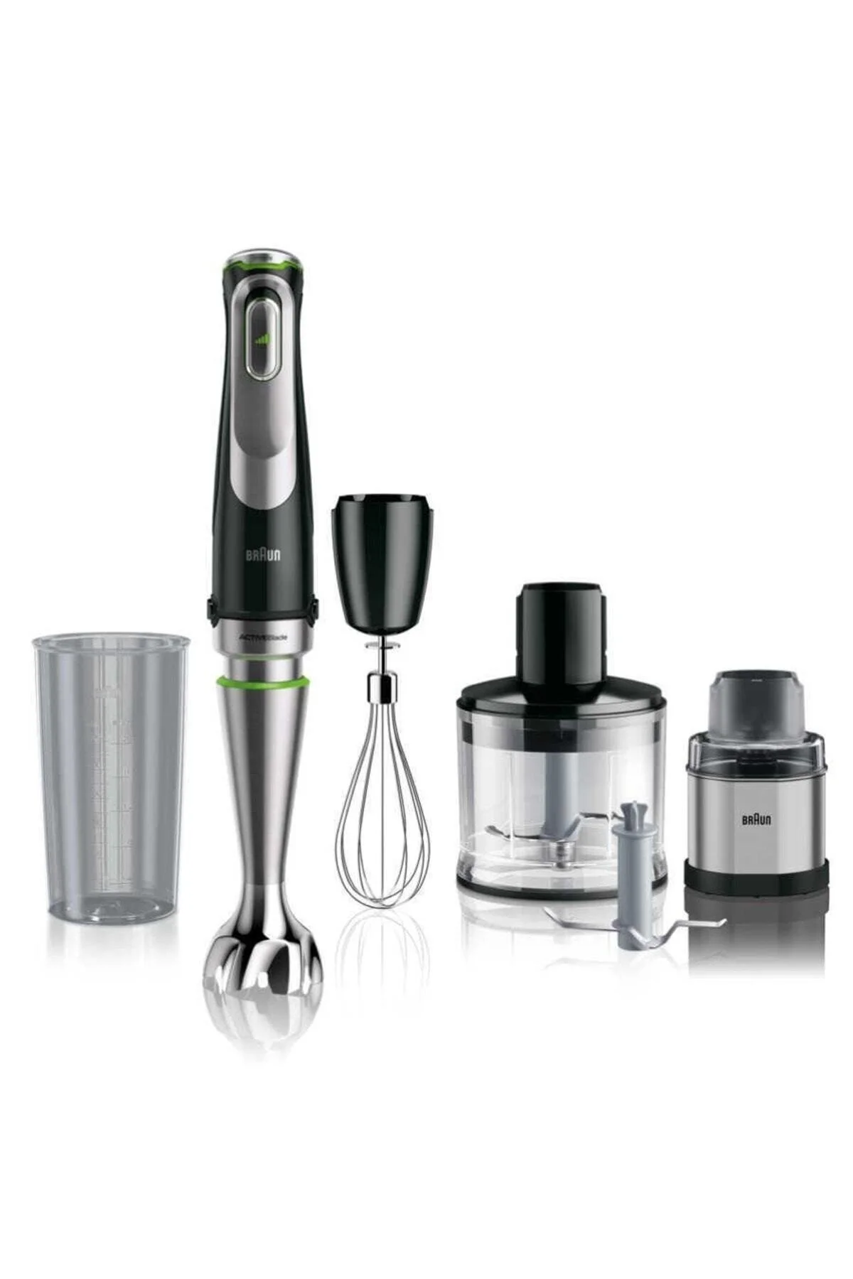 ست مخلوط کن مجموعه بلندر دستی MULTIQUICK 9 MQ9138XI 1200 W اورجینال Braun