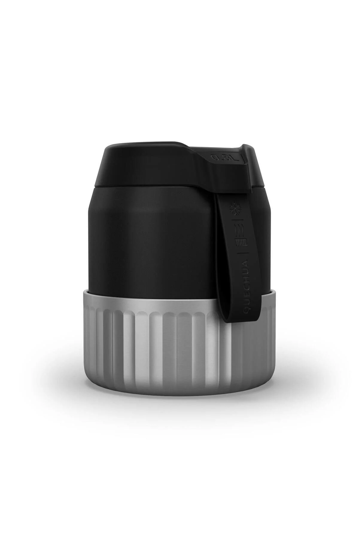 فلاسک ظرف غذا عایق حرارتی مشکی 0,8L MH500 اورجینال Decathlon