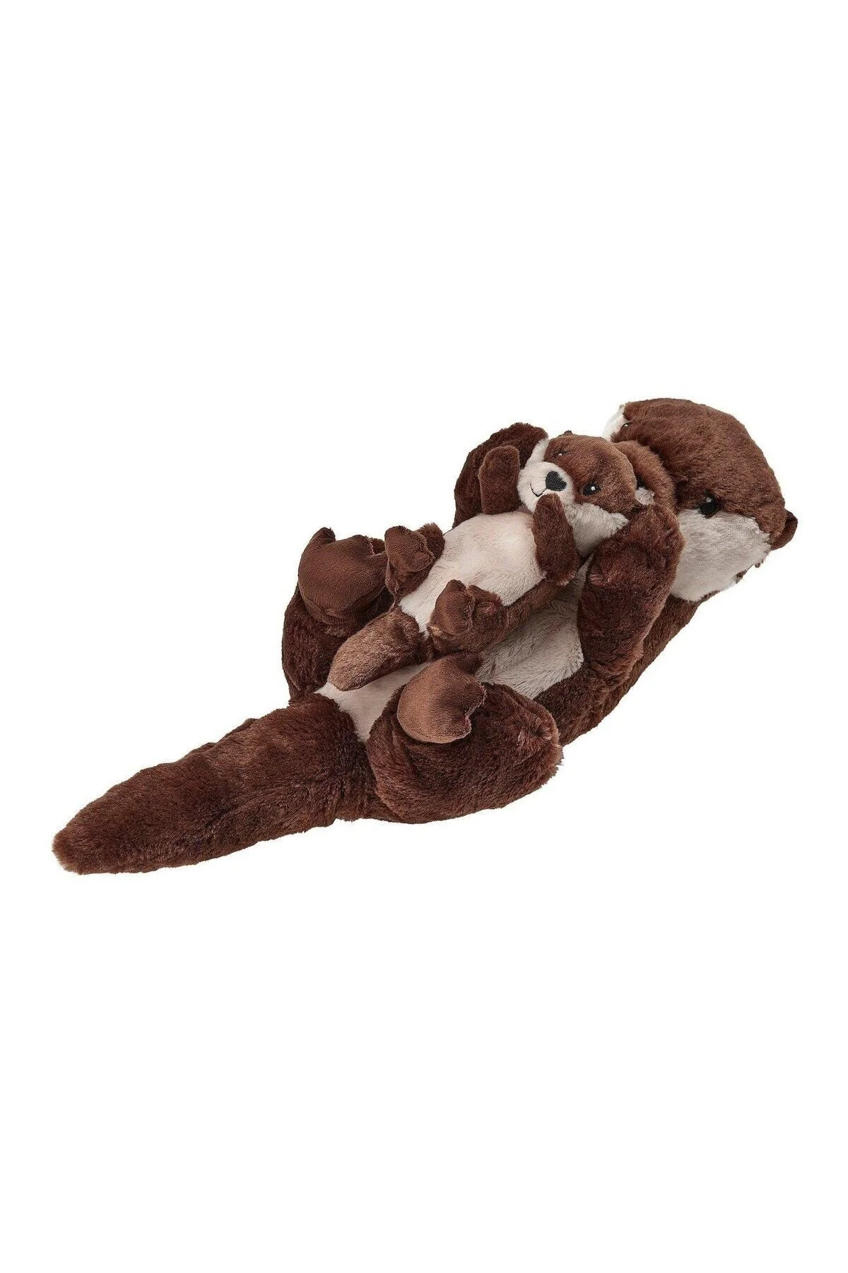 اسباب بازی های پشمی SKOGSDUVA SOFT TOY 45 سانتی متری 2 سمور با بچه 90576899 از ترکیه IKEA