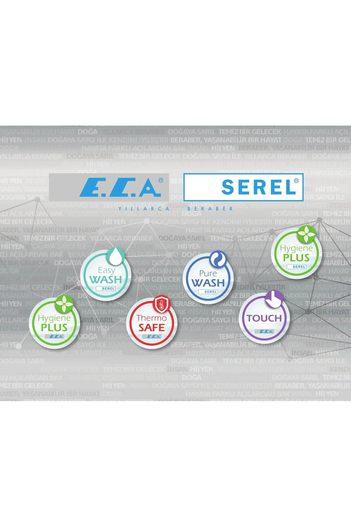 سیستم دوش حمام دست TIERA مجموعه 102117342 Eca