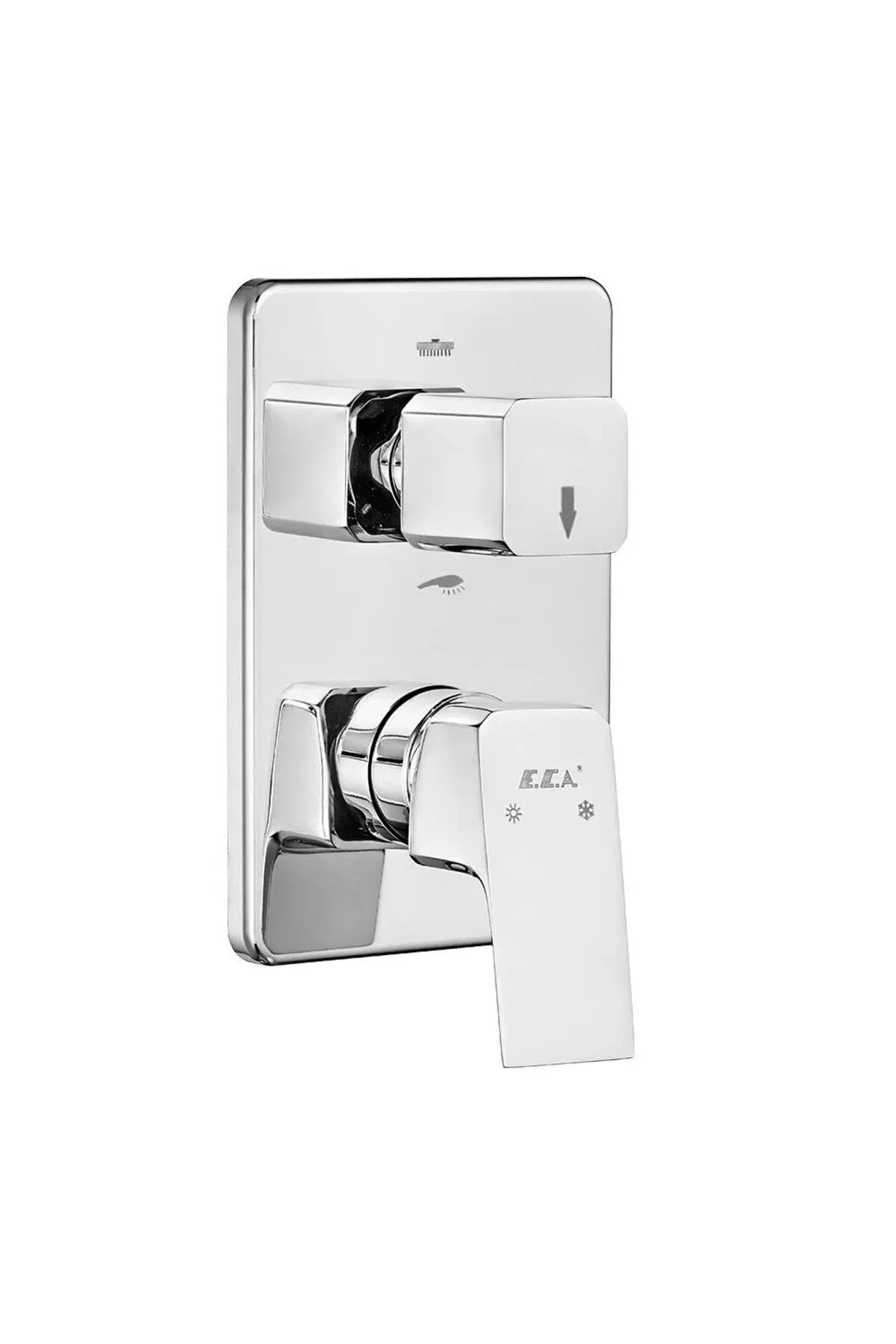 شیرآلات حمام TIERA گروه شیر آب مخفی 2 راه 102167235 KDE Eca