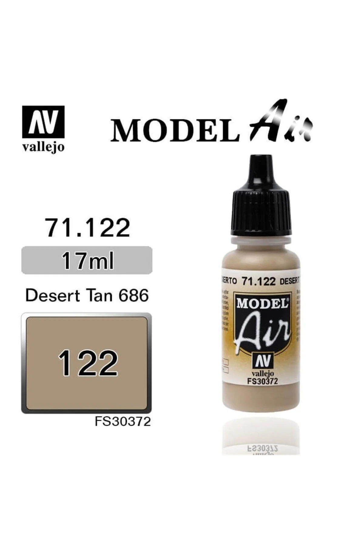 نقاشی پرایمر چند رنگ 17 میل. ARM 686 AIR Vallejo