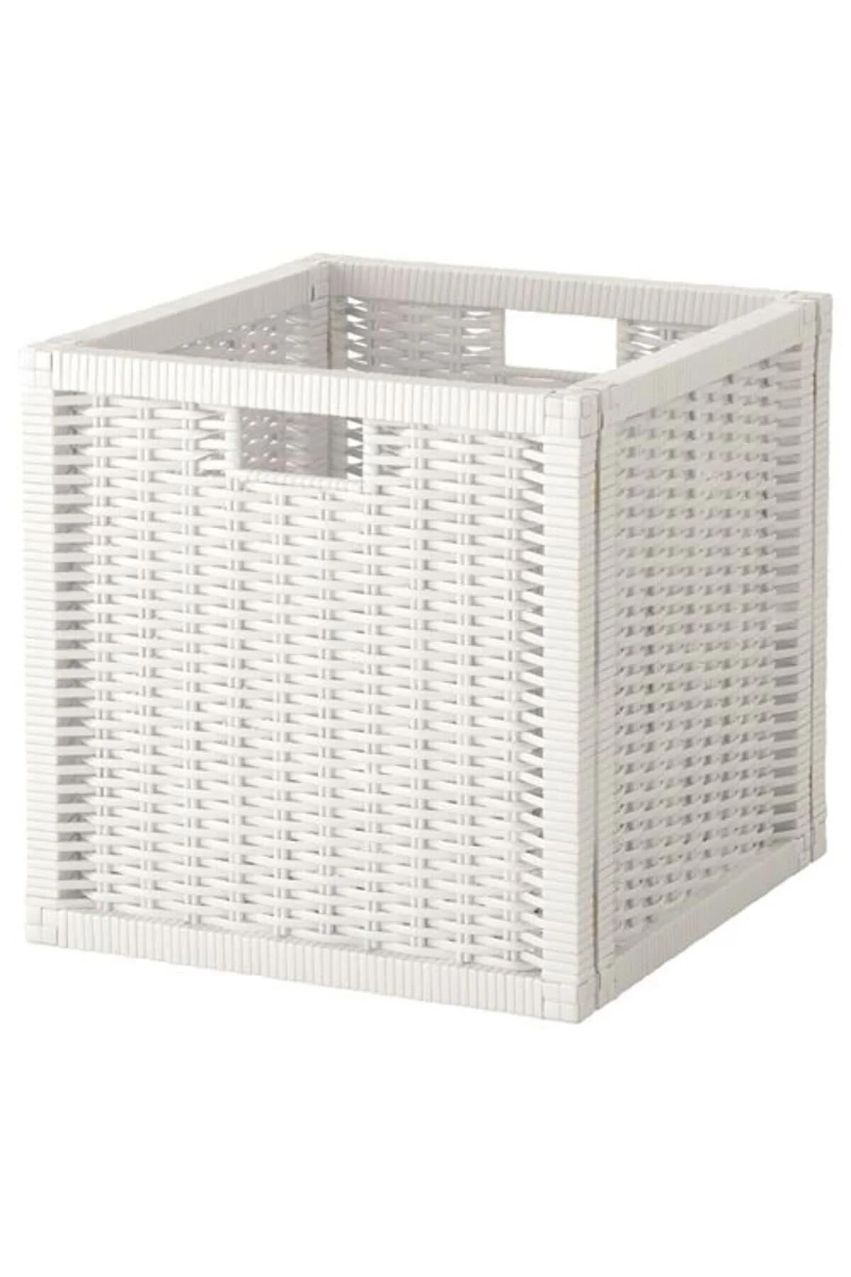 سبد سفید جعبه حصیری Meridyendukkan 32X35X32 Cm 1 قطعه استفاده چند منظوره IKEA