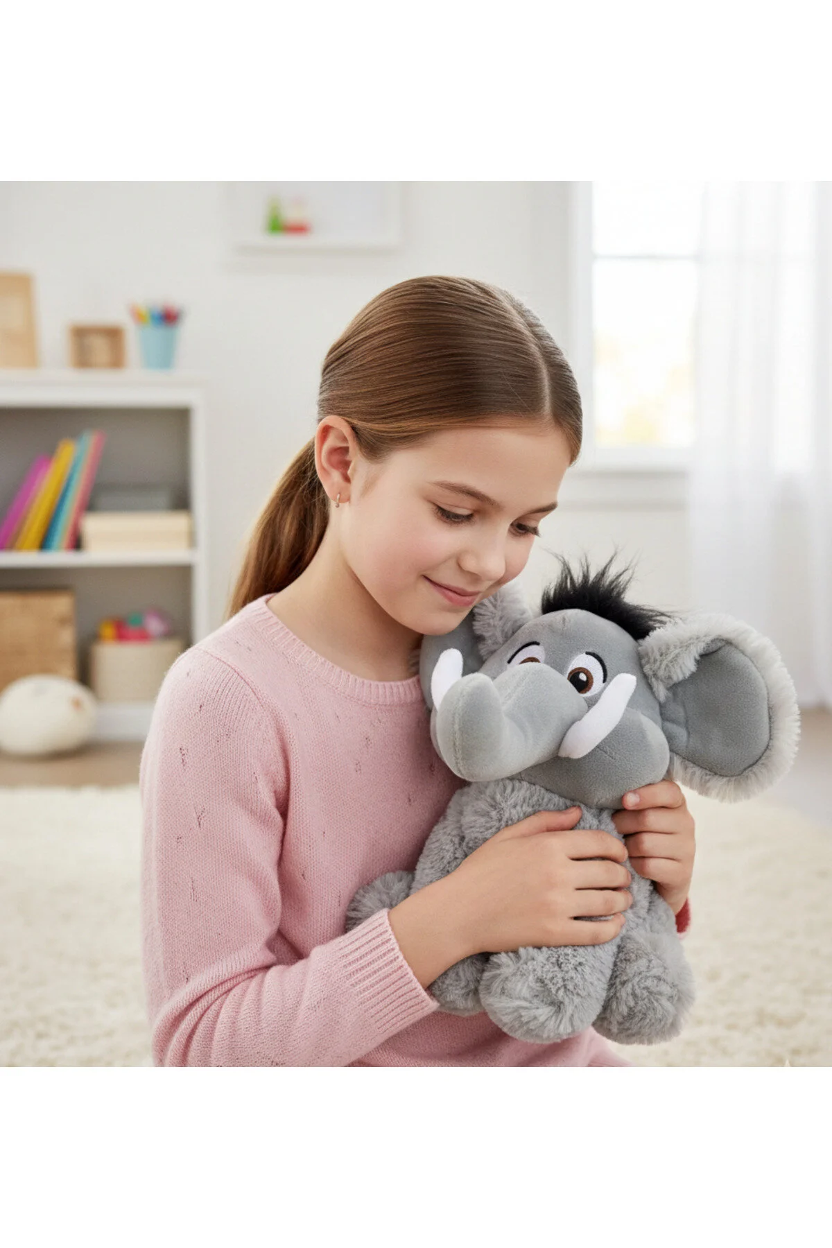 اسباب بازی های پشمی ماموت فیل مخمل خواب دار دوست من هدیه از ترکیه SELAY TOYS