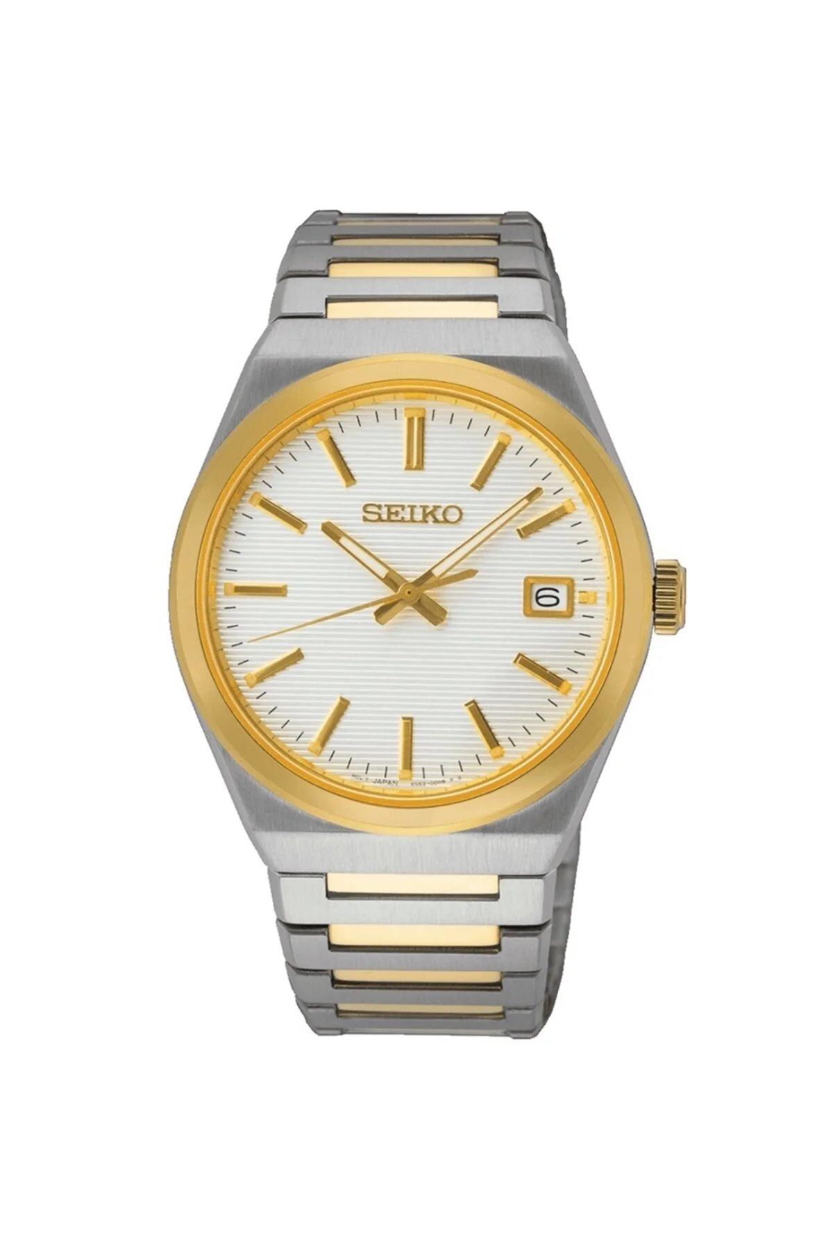 ساعت مردانه SUR558P کوارتز استیل سفید خاکستری 39 میلی متر سیکو اورجینال Seiko