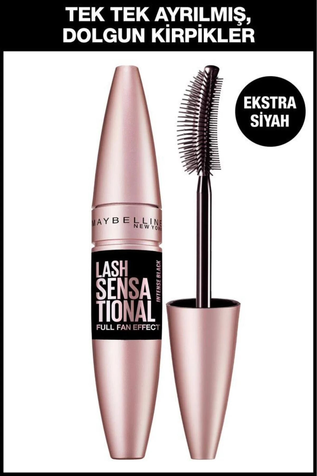 ریمل مشکی لش سنسیشنال اینتنس بلک میبلین Maybelline