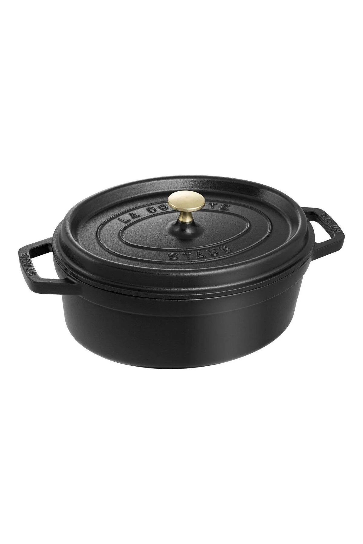قابلمه LA COCOTTE COOKWARE OVAL 3.2 L سیاه STAUB
