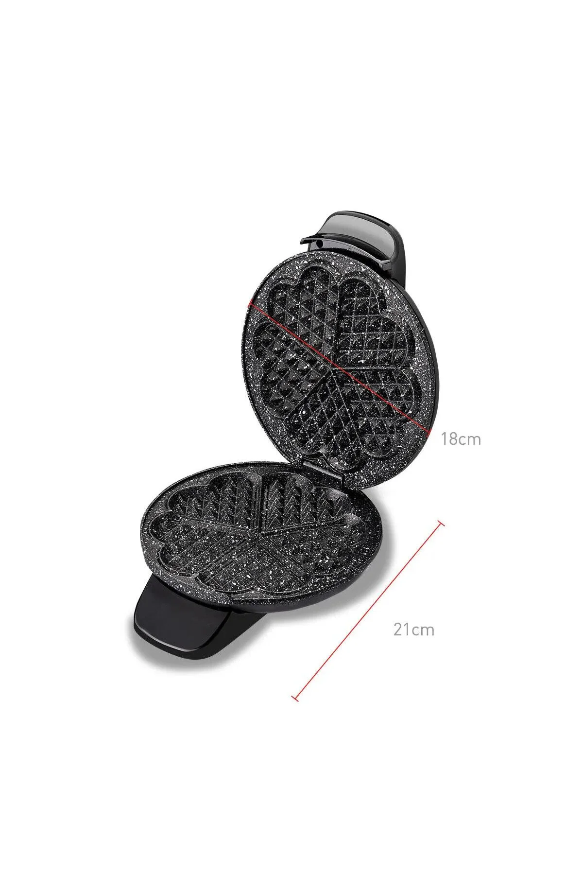 وافل ساز MIA WAFFLE MAKER مشکی A319 05 اورجینال KORKMAZ