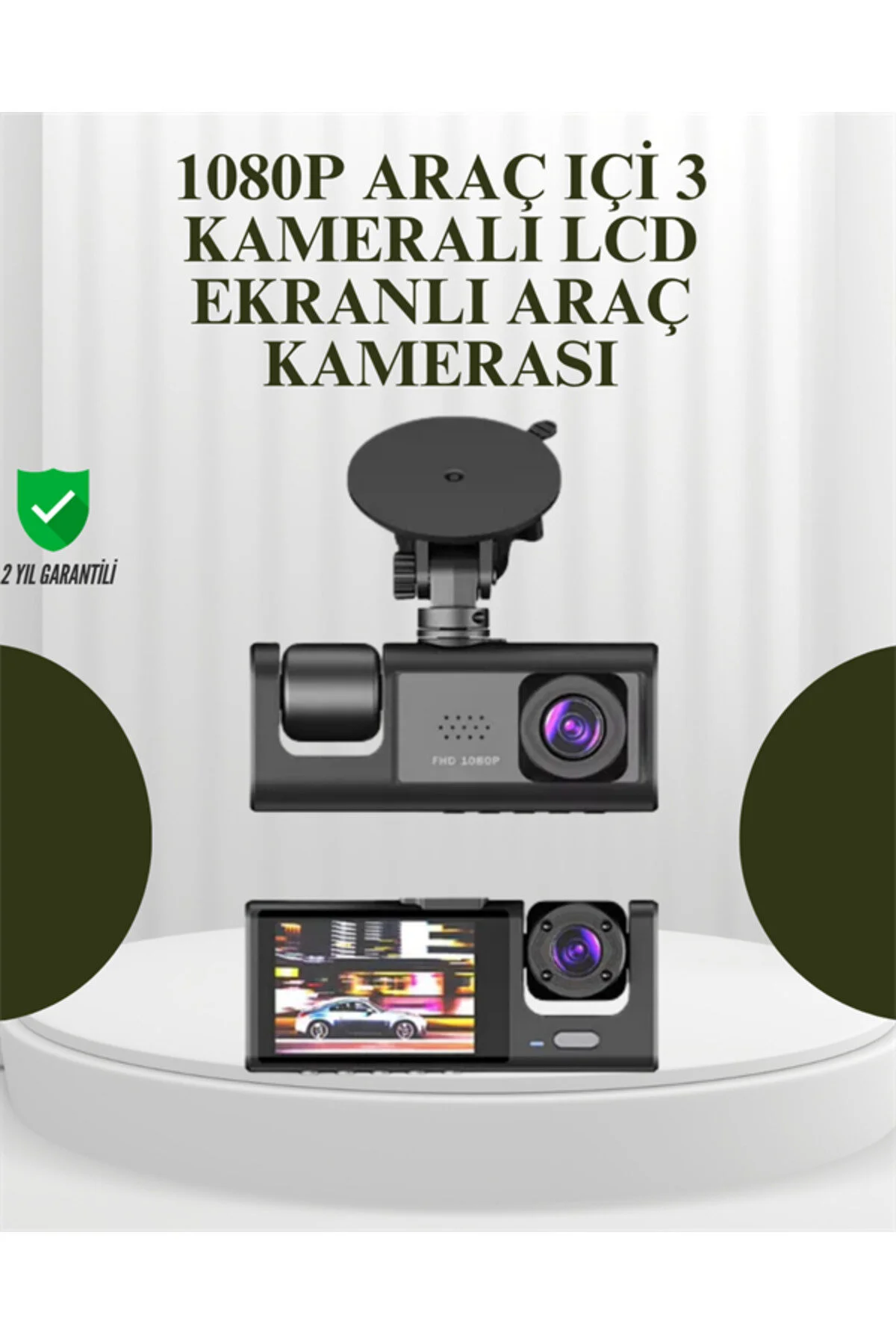 اینترکام TA 01 G SENSOR دوربین سه گانه خودرو ضبط Kanonik Education