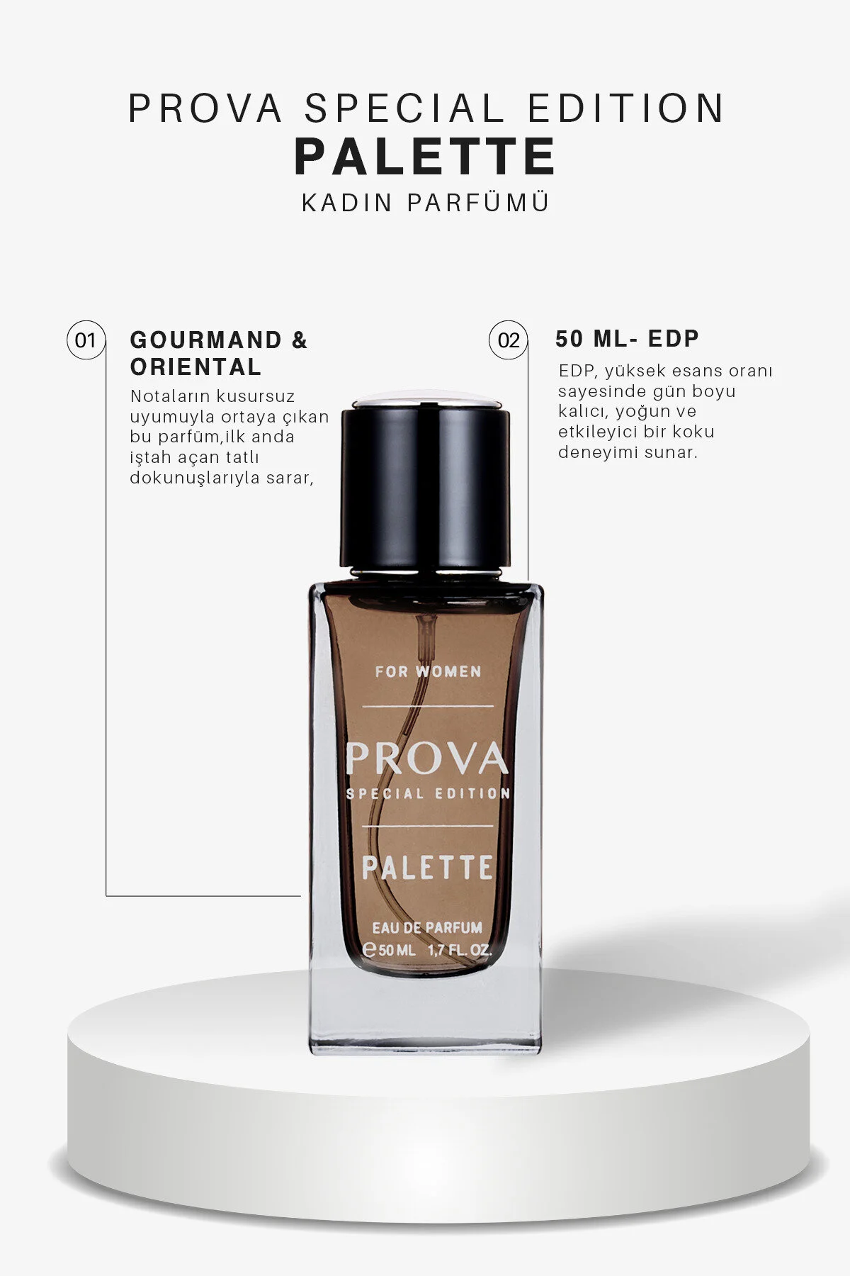Prova عطر زنانه ادوپرفیوم Pallete 50 میلی لیتری Oriental Fragrance