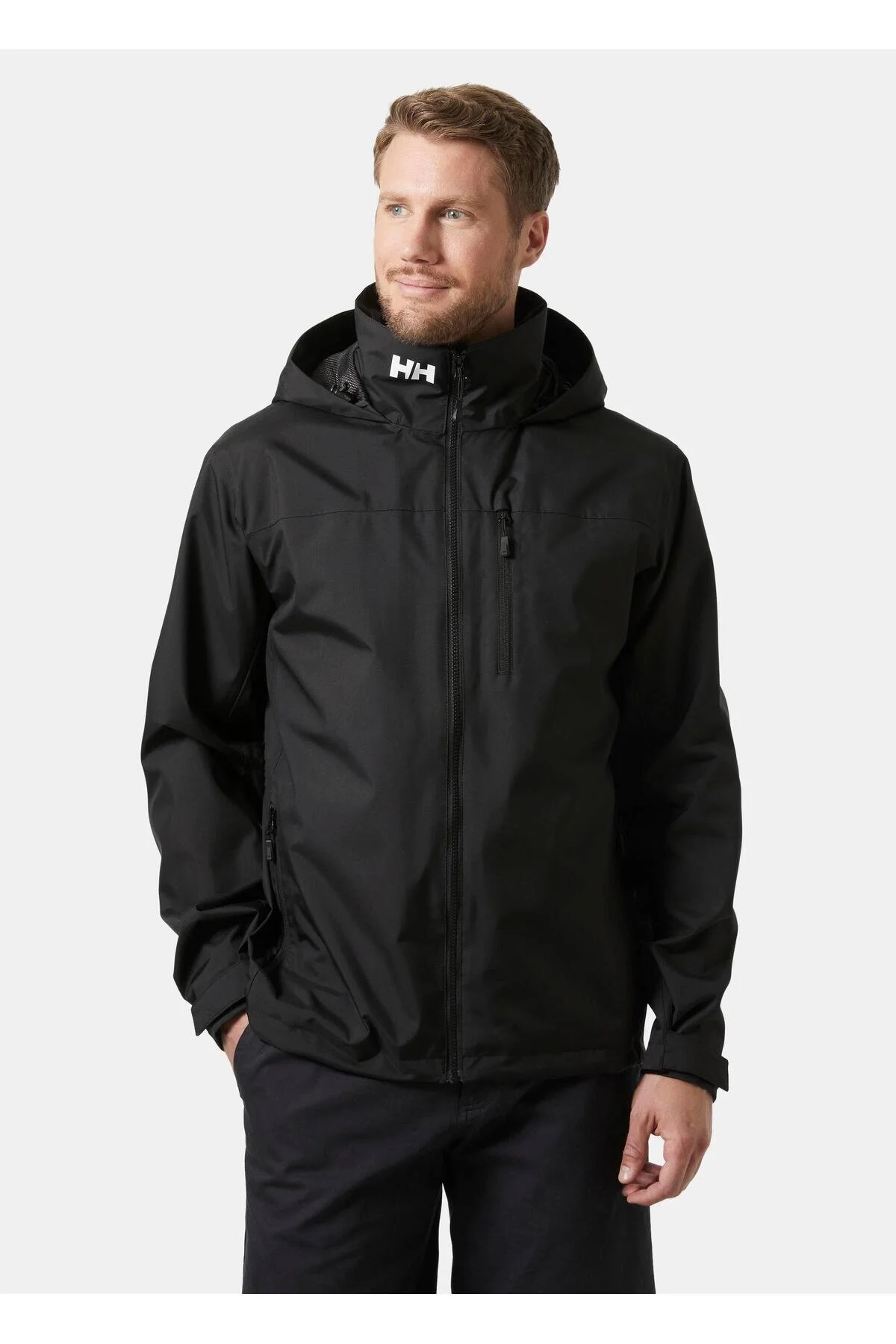 کاپشن مانتو مردانه مشکی CREW HOODED کت HHA.34443 Helly Hansen
