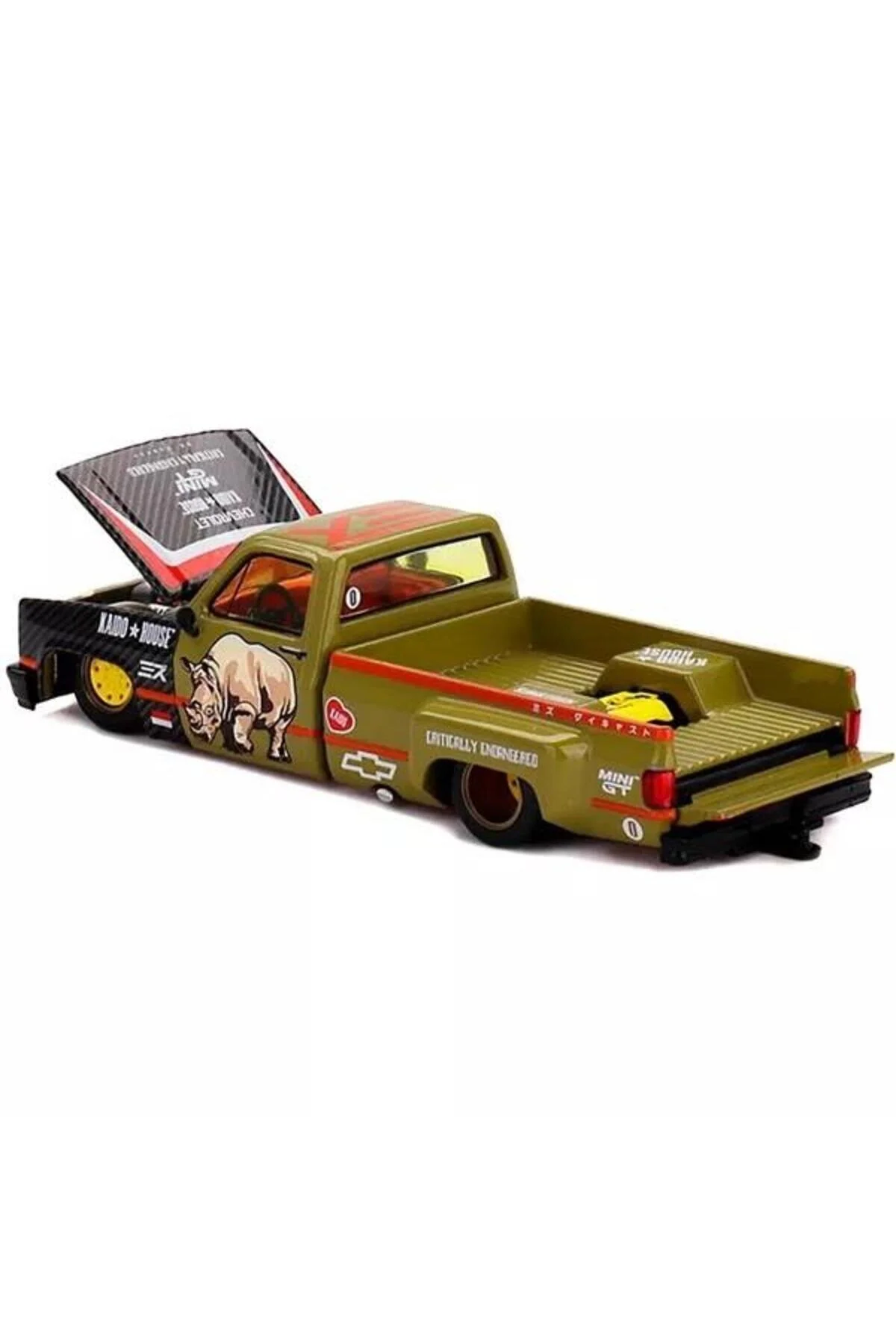 ماشین اسباب بازی 153 HOUSE X MINI GT CHEVROLET SILVERADO MIZU mini gt