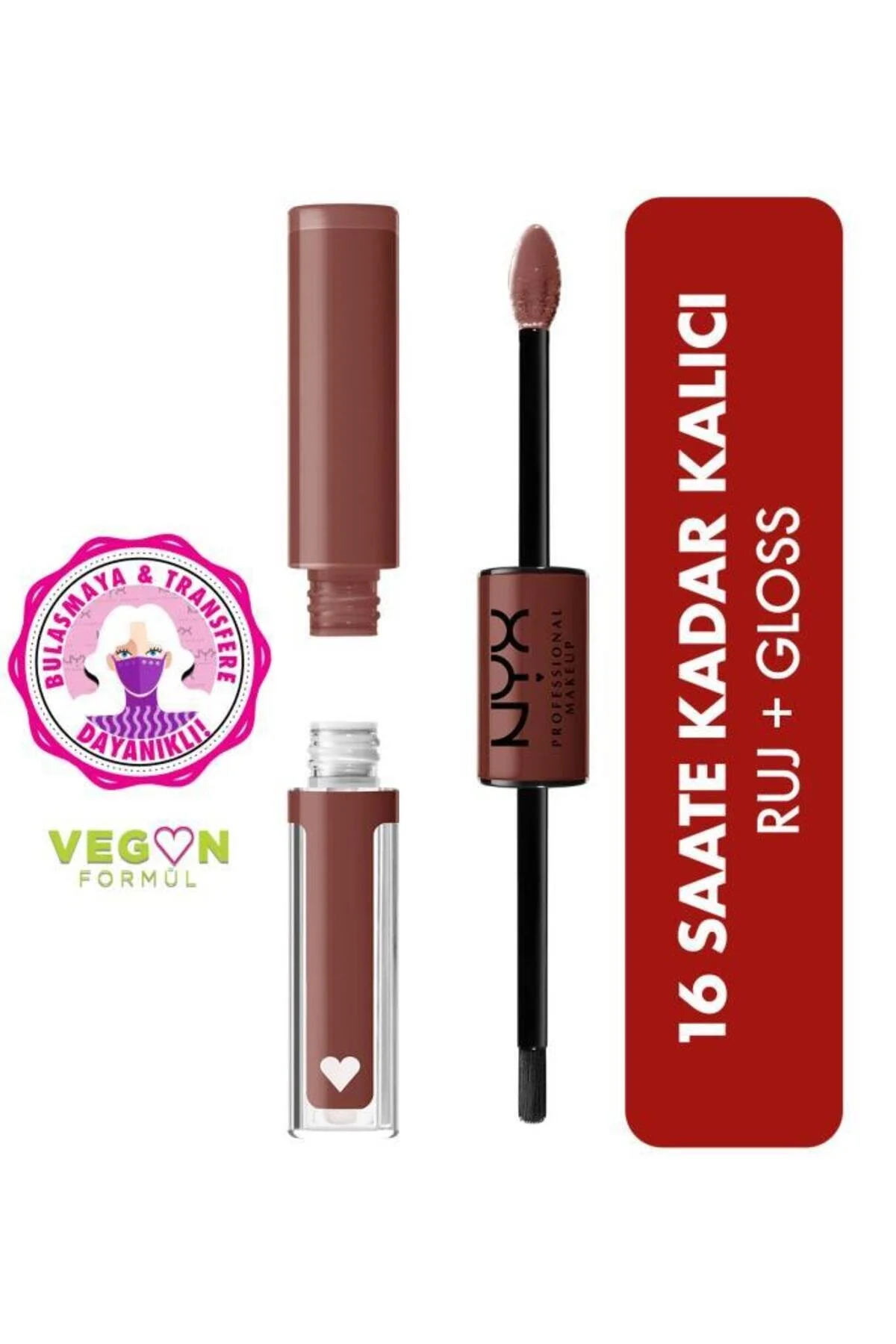 رژلب مایع مات دو طرفه شاین لود Shine Loud High Shine Lip Color Life Goals نیکس NYX