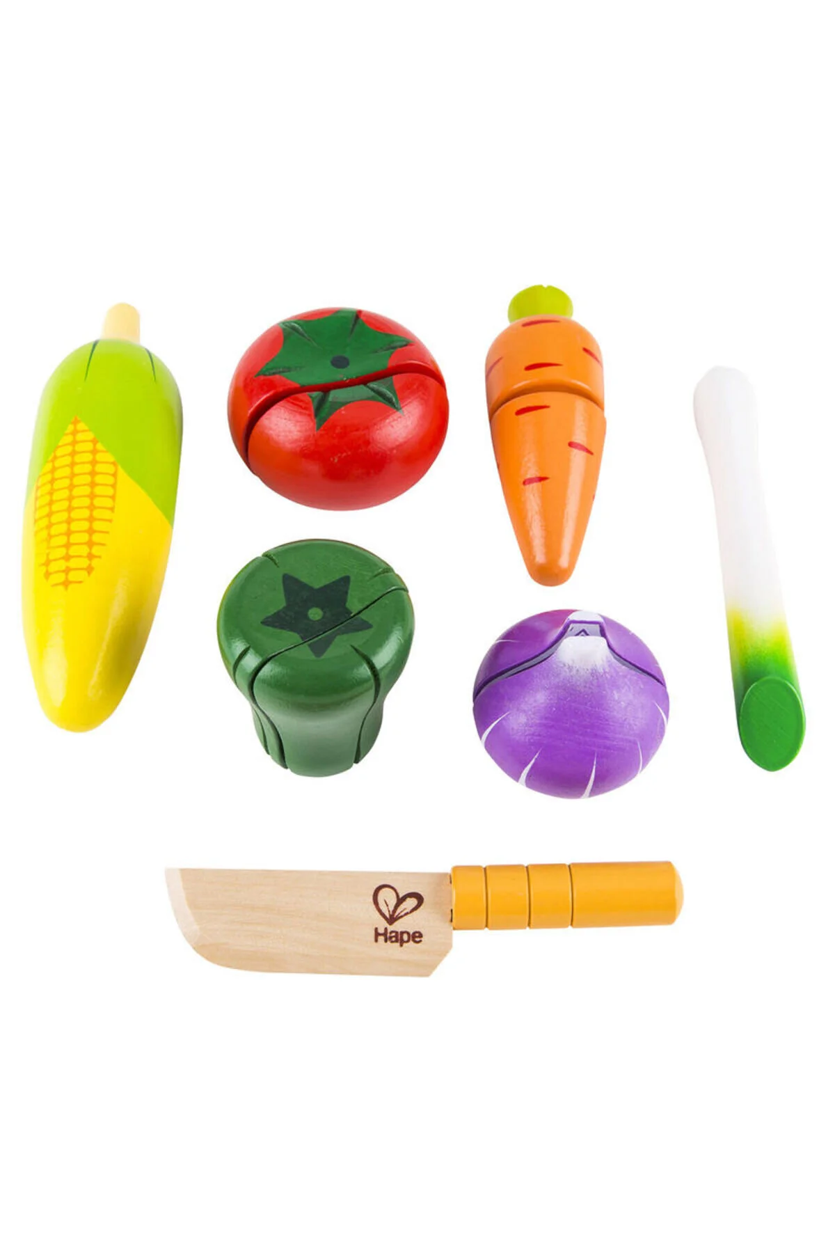 اسباب بازی های چوبی CALIMERA TOYS PANCAKE و برش سبزیجات 2LI مجموعه Hape