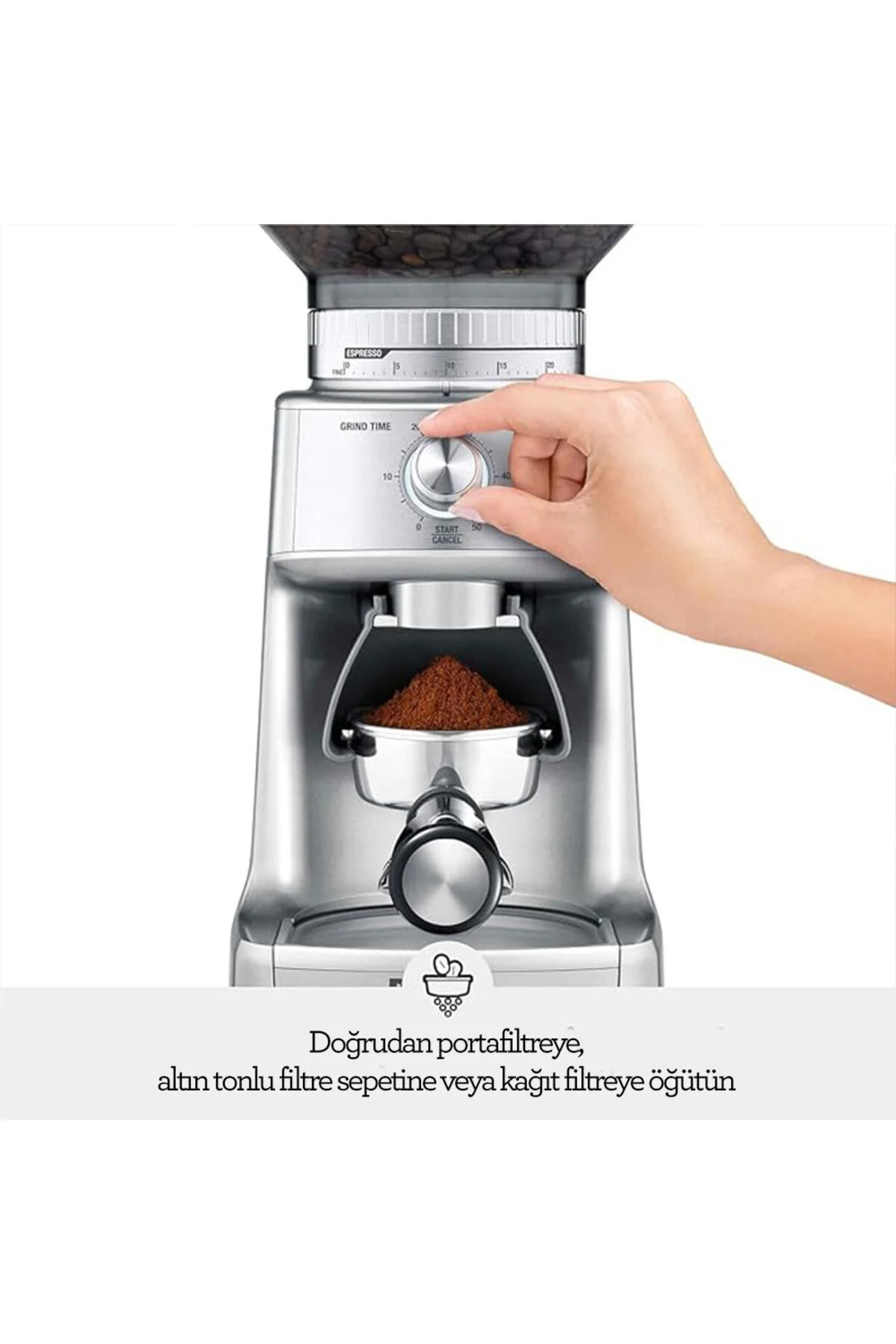 آسیاب قهوه الکترونیکی Scg600sil2eeu1 اورجینال Sage