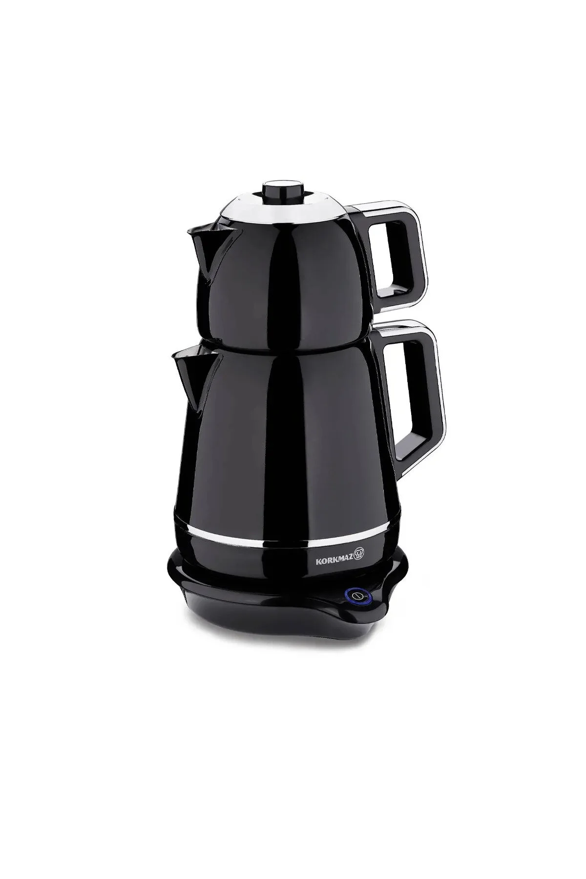 چای ساز A332 04 TEA ELECTRIC DEMIKS. سیاه کروم KORKMAZ