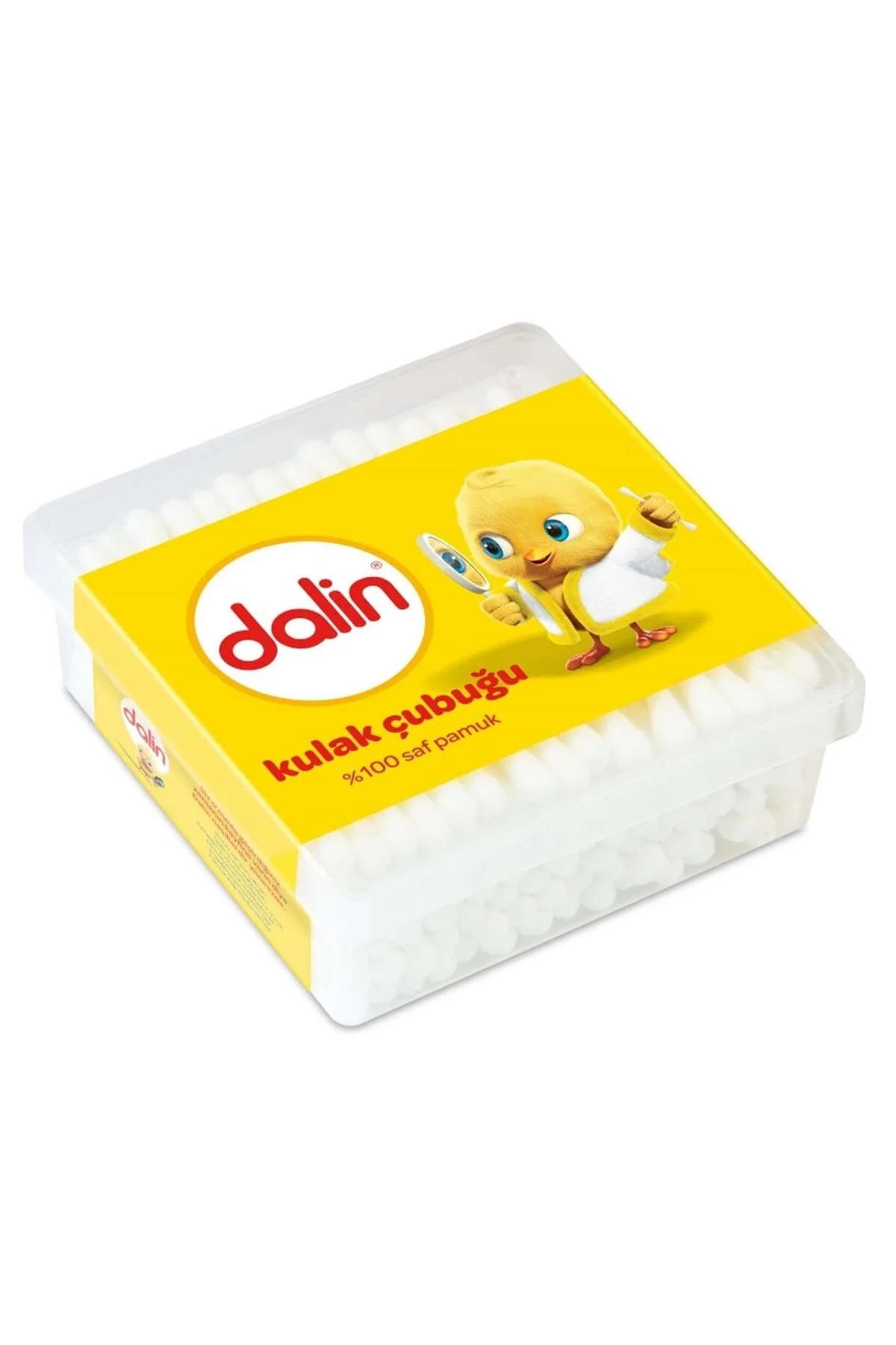 گوش پاک کن پنبه‌ای 100 عددی با کیفیت عالی دالین Dalin