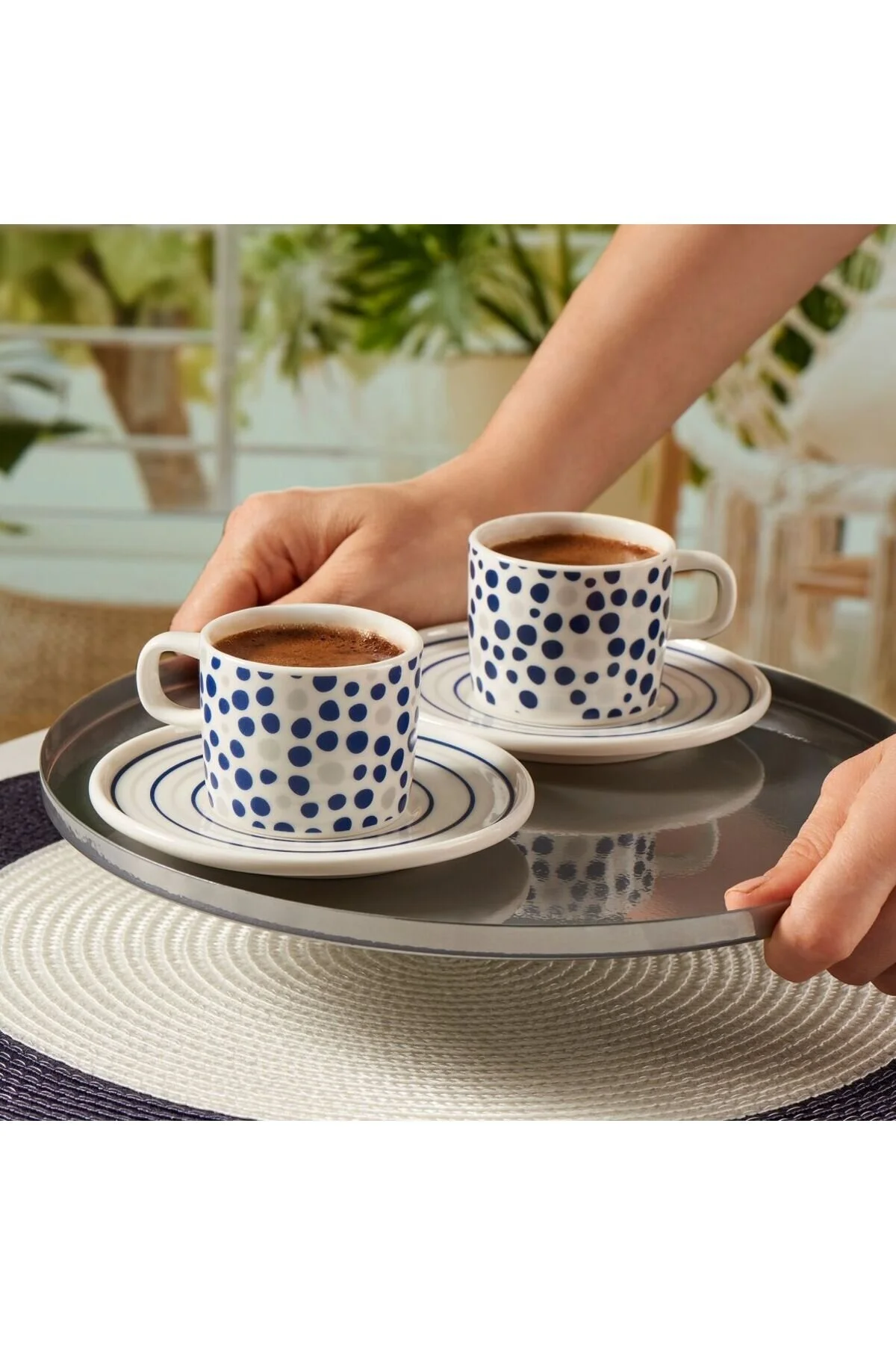 فنجان چای پرستیژ ذهنی 4 قطعه 2 نفر مجموعه 6561 Güral Porselen