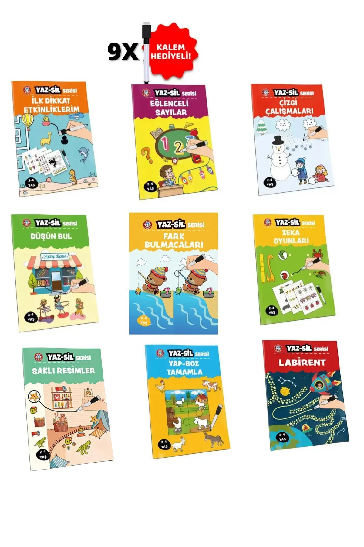 کتاب های فعالیت و آموزشی مجموعه SUMMER SIL ALL TOGETHER PACKAGE Çocuk Akademi