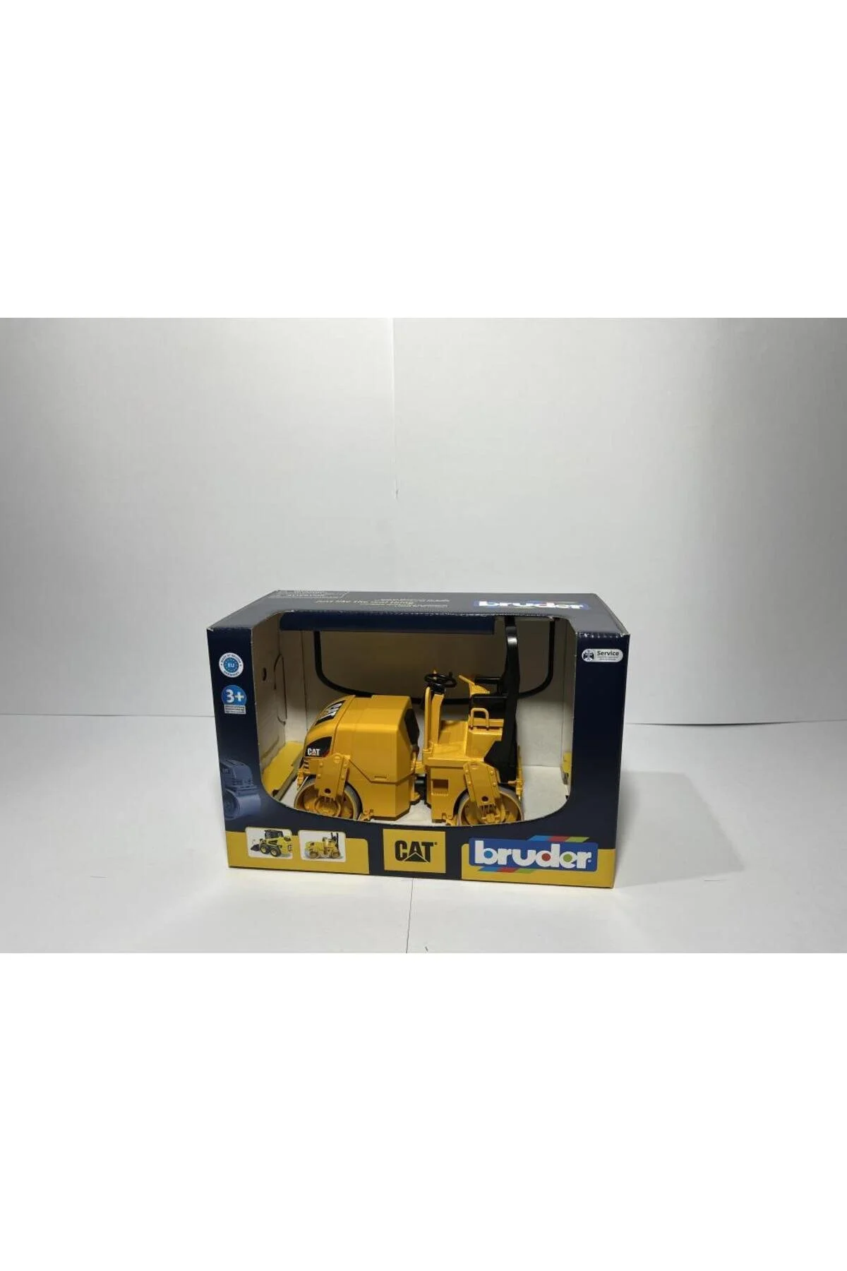 ماشین اسباب بازی سیلندر آسفالت CATERPILLAR BR02433 4 ساله Bruder