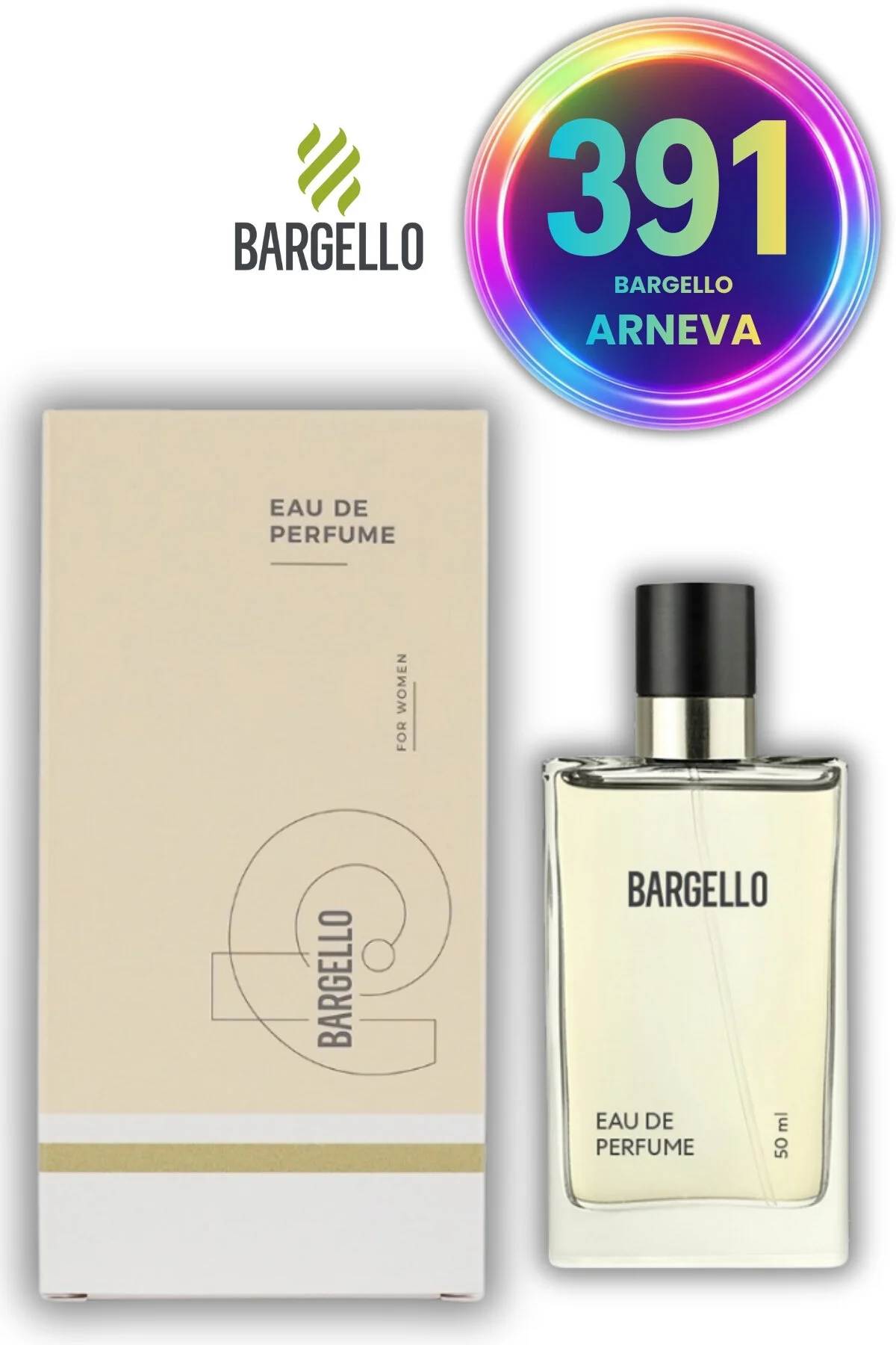 عطر زنانه 391 Floral با حجم 50 میلی لیتر از Bargello