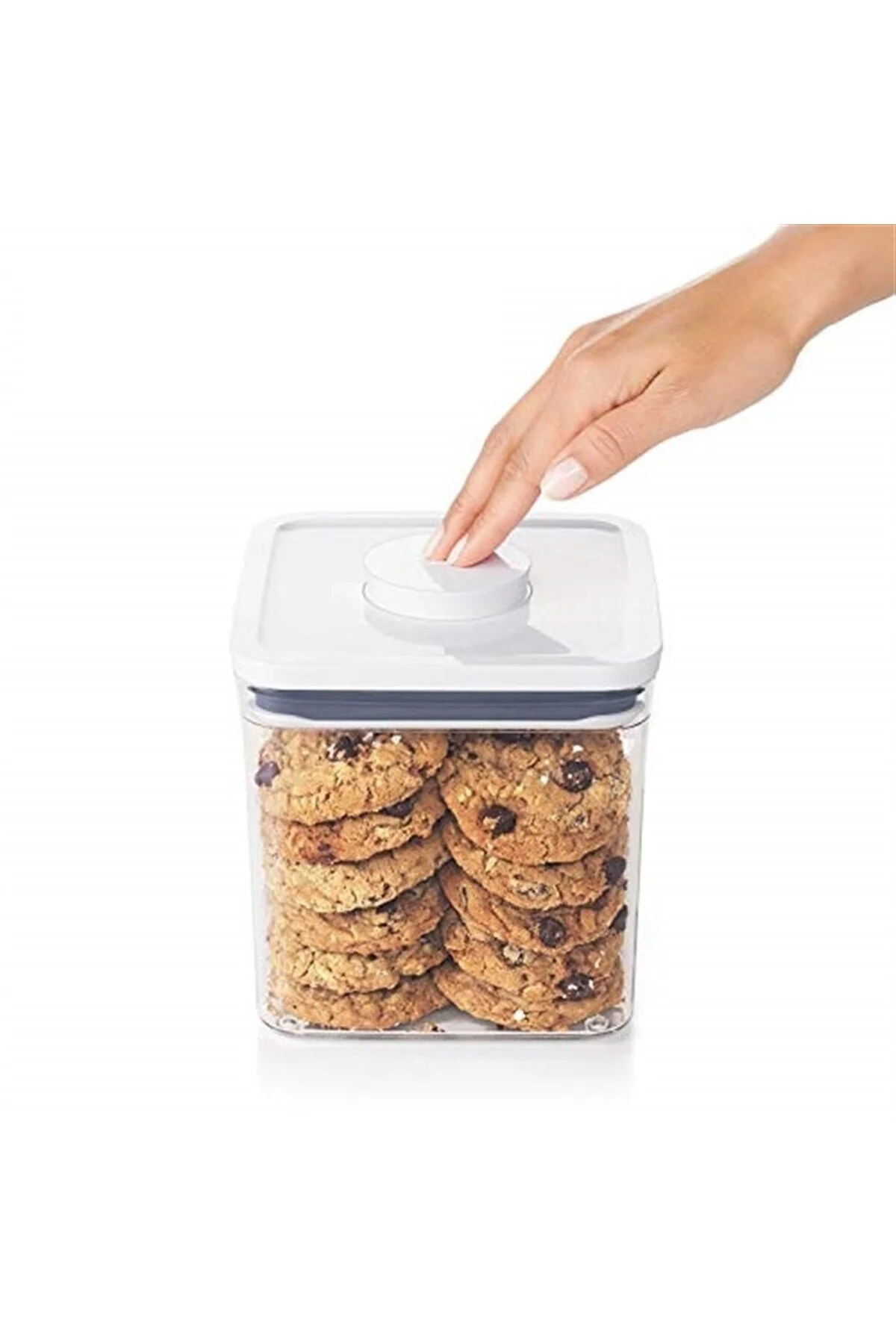 ظرف نگهدارنده خاکستری رنده ذخیره سازی کانتینر پاپ مستطیل متوسط ​​متوسط ​​26 Lt  Oxo