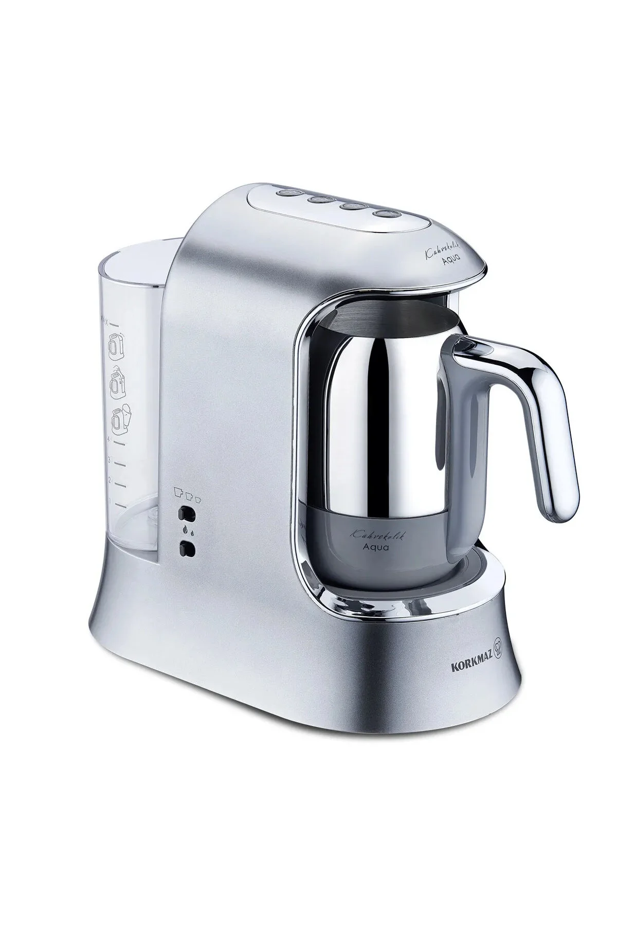 قهوه ساز فیلتری ماشین KAHVEKOLIK AQUA INOX CHROMIUM KORKMAZ