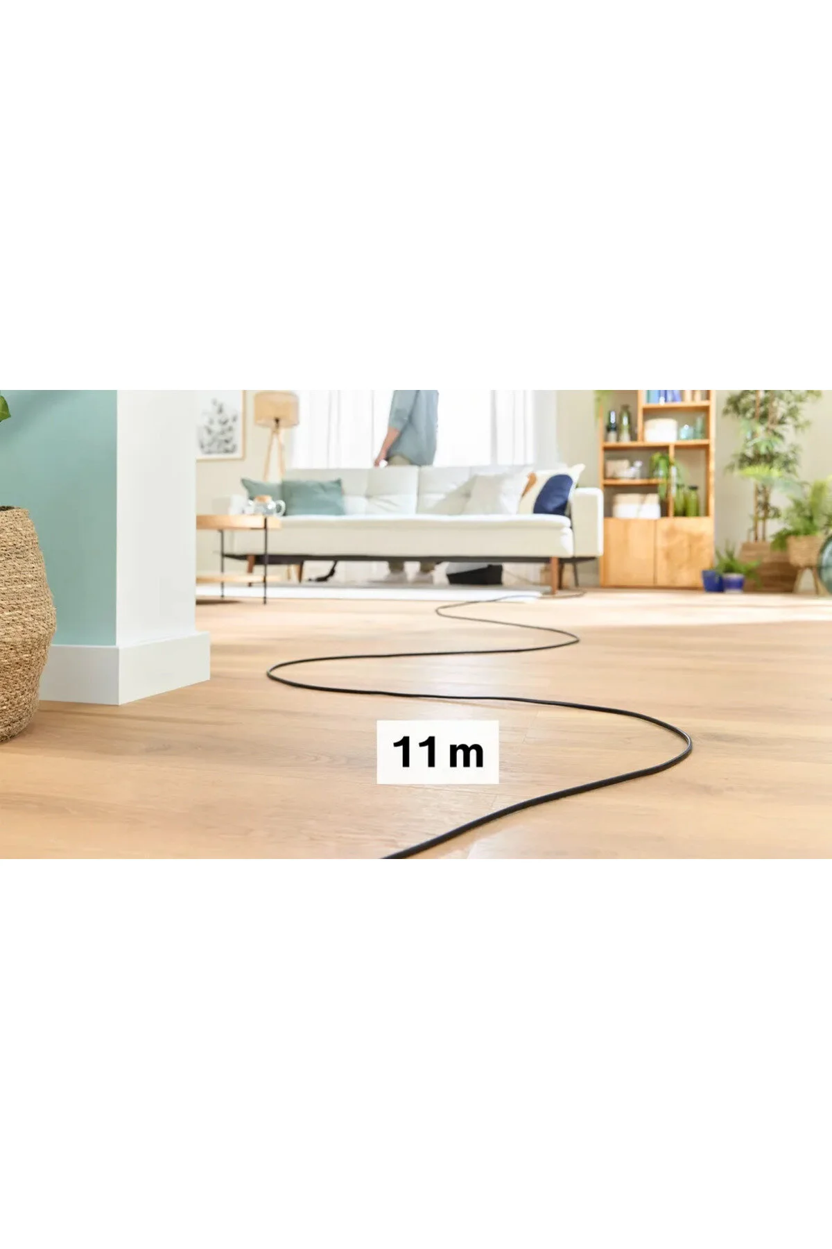 جاروبرقی برقی کیسه‌دار بوش سری 4 پرو هایژنیک سفید مدل BGL41HYG2H