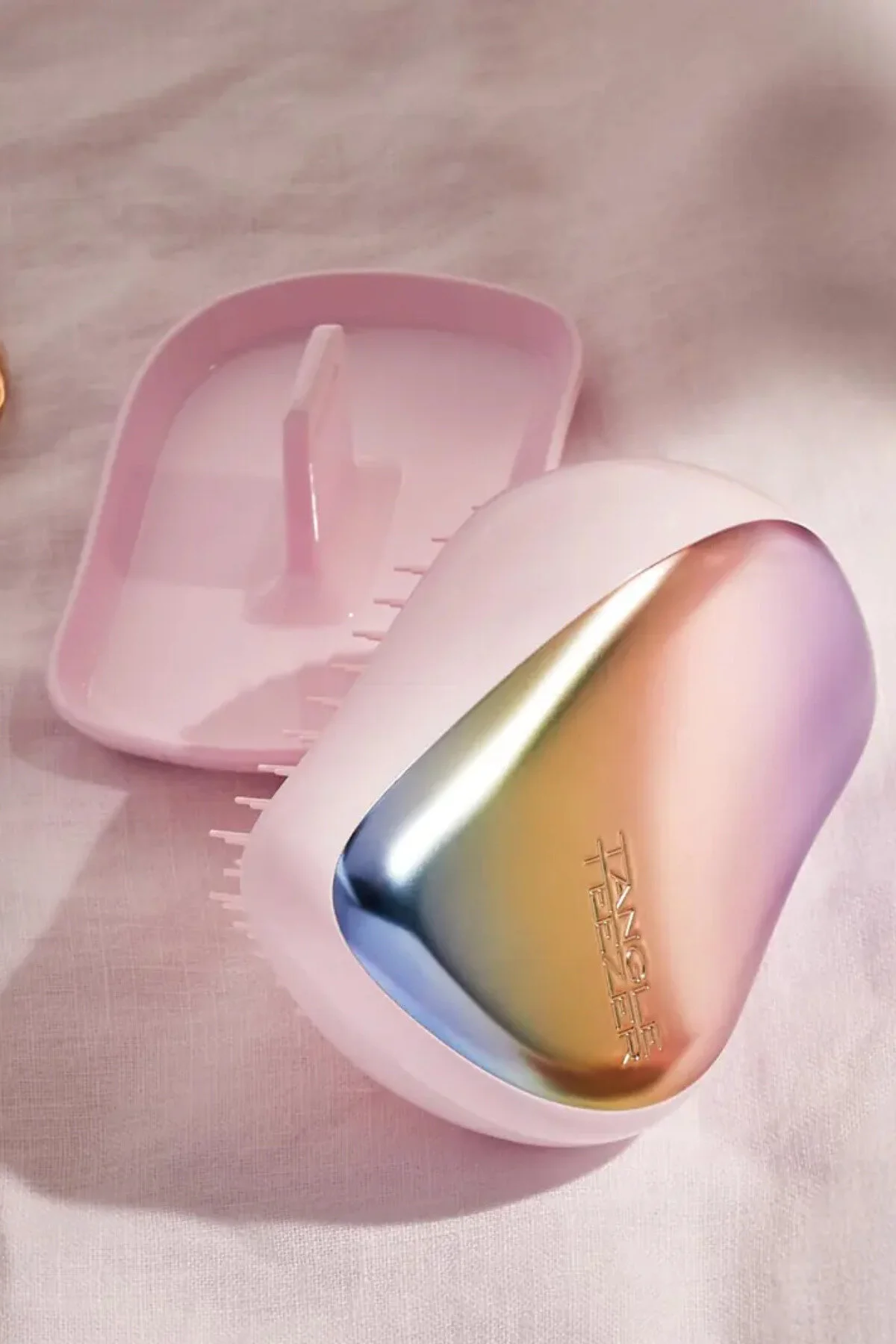 برس و شانه مو چند رنگ استایلر جمع جور مات Tangle Teezer
