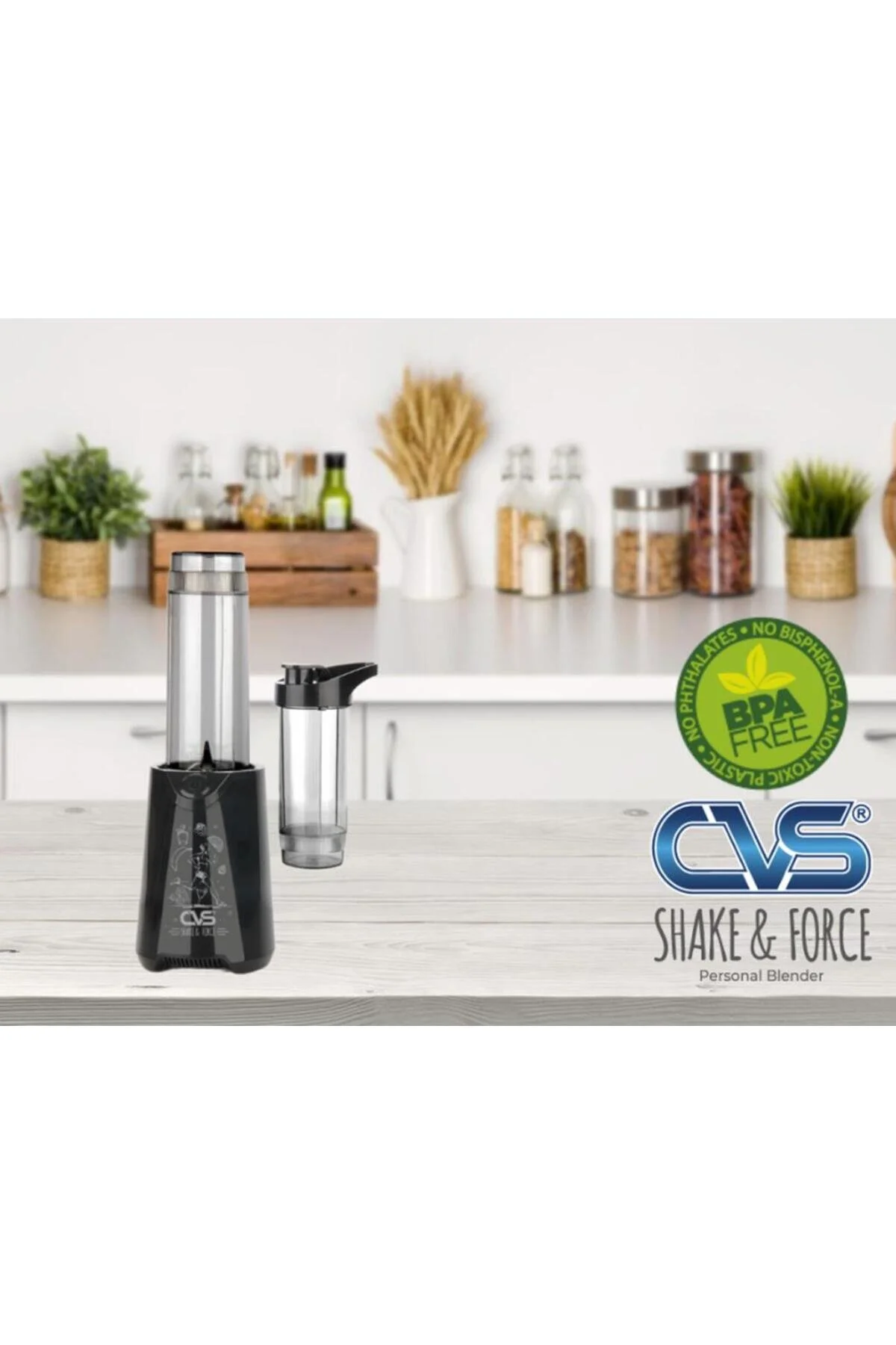 مخلوط کن شخصی DN 4515 SHAKE AND FORCE PERSONAL BLENDER SET مشکی 120903 اورجینال CVS