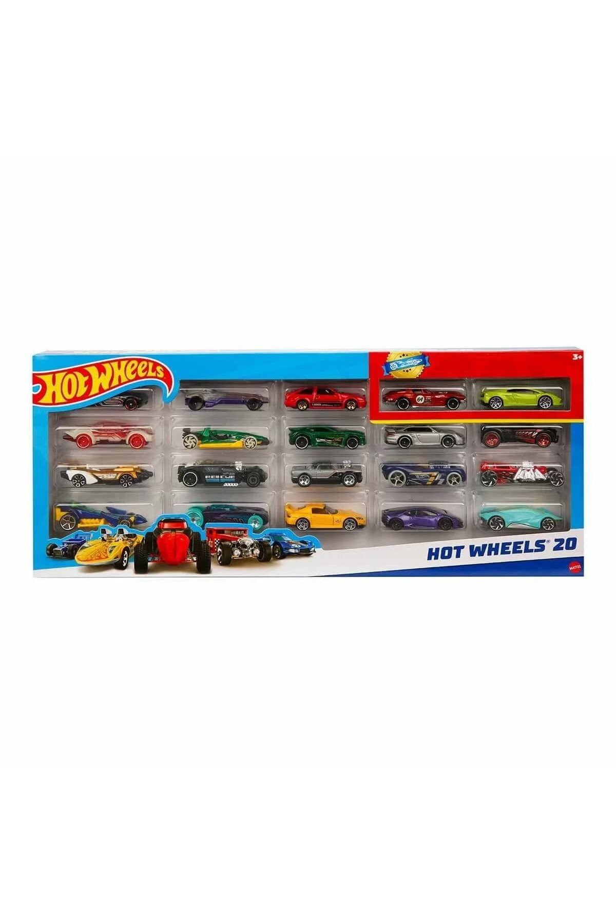 ماشین اسباب بازی مجموعه بیست و یک طیف وسیع مقیاس 1:64 H7045 HOT WHEELS