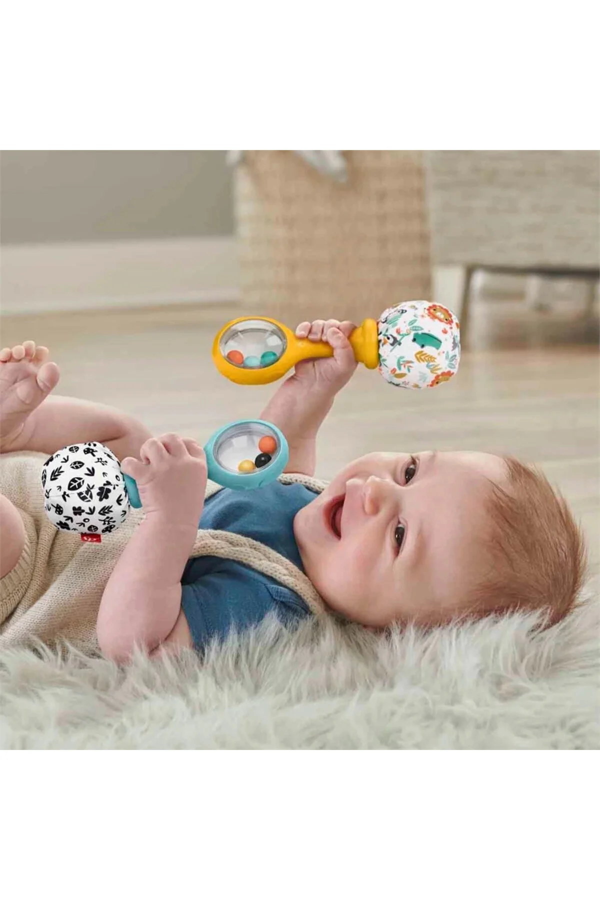 اسباب بازی های نوزاد و فعالیتی لگد اورجینال Fisher Price