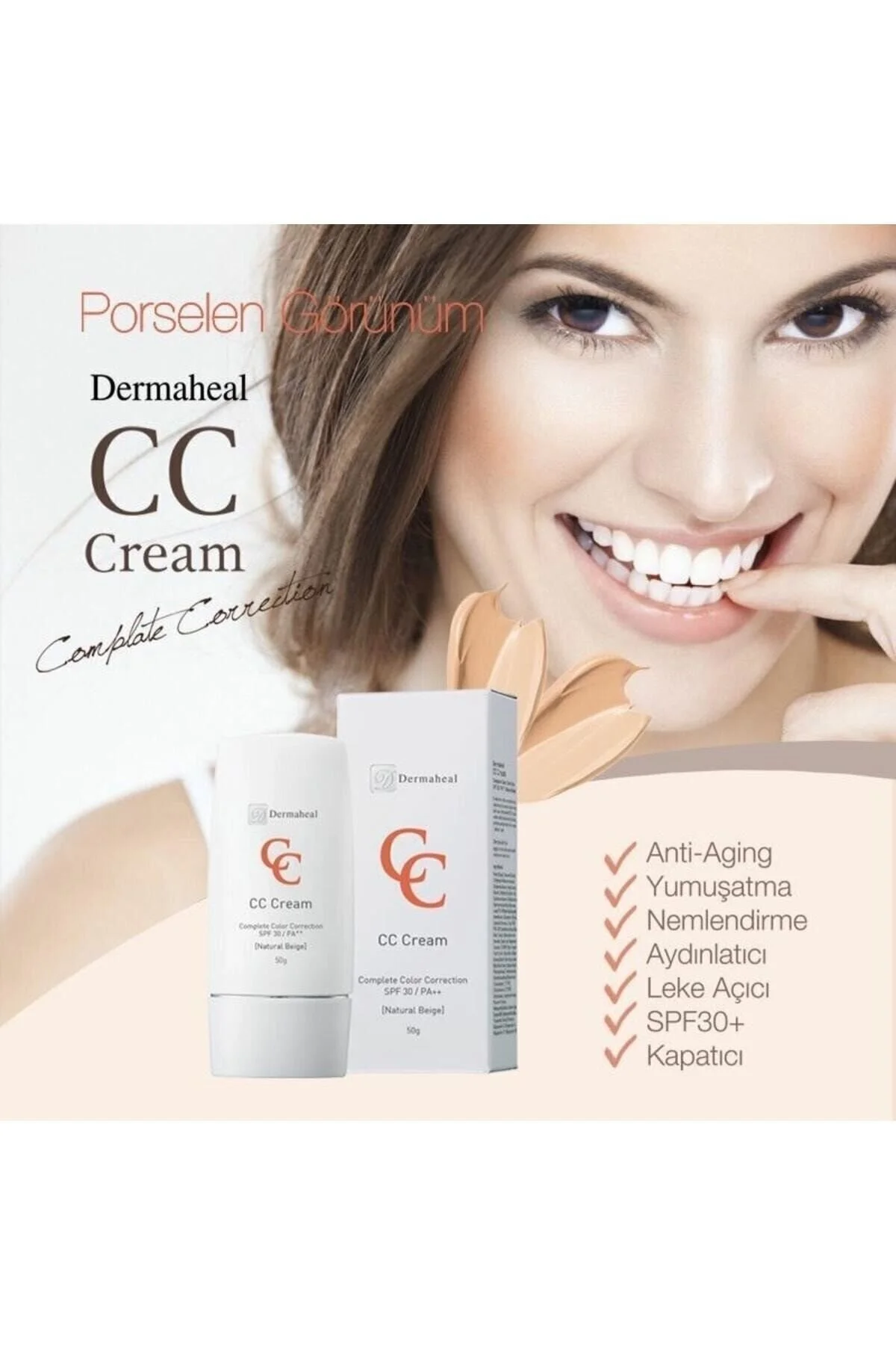 Dermaheal پوشش صورت SPF 20 40