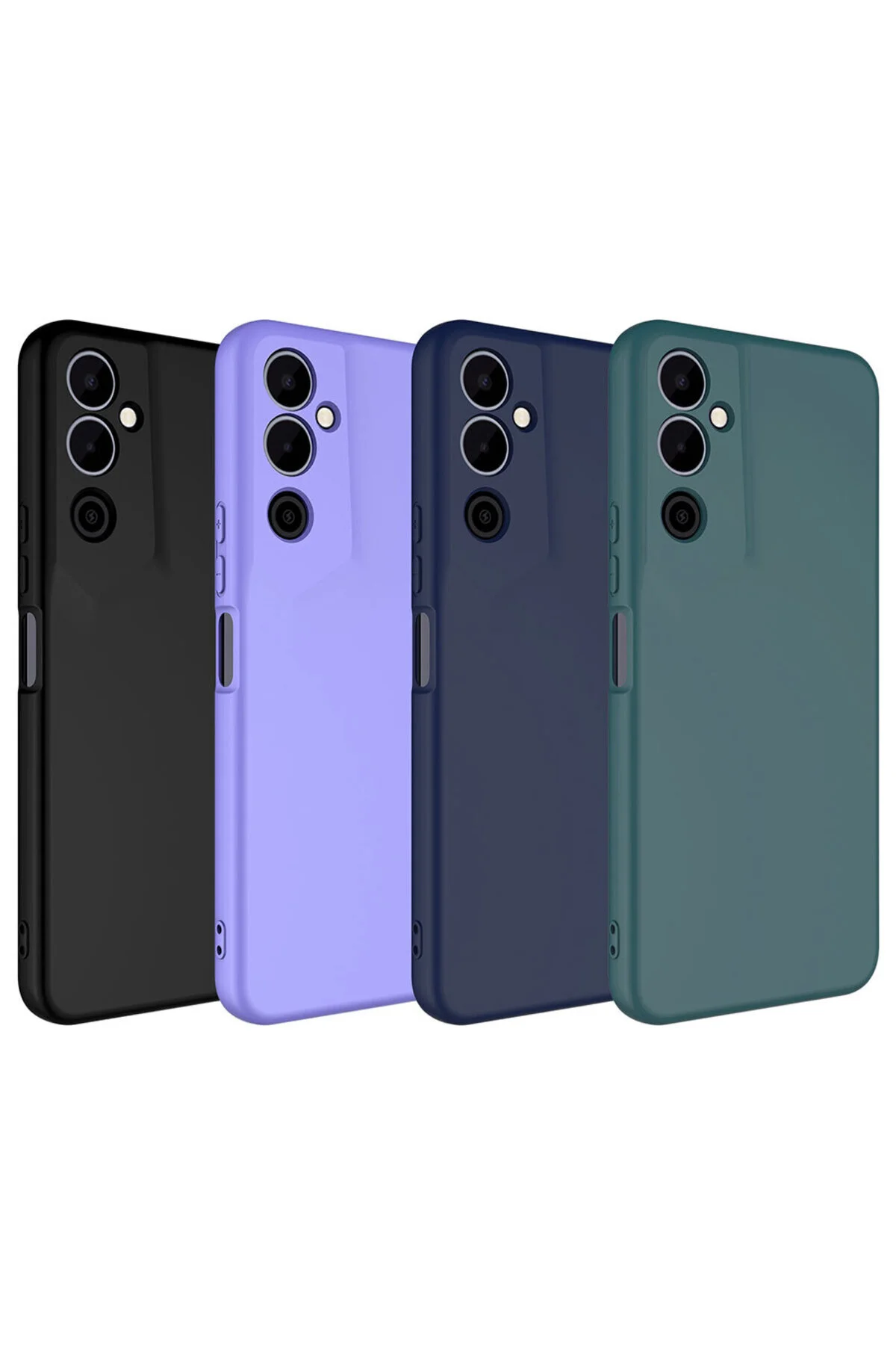 کاور و قاب سیلیکونی رنگی سازگار TECNO POVA NEO 2 با محافظ دوربین مخملی در داخل Hatreds