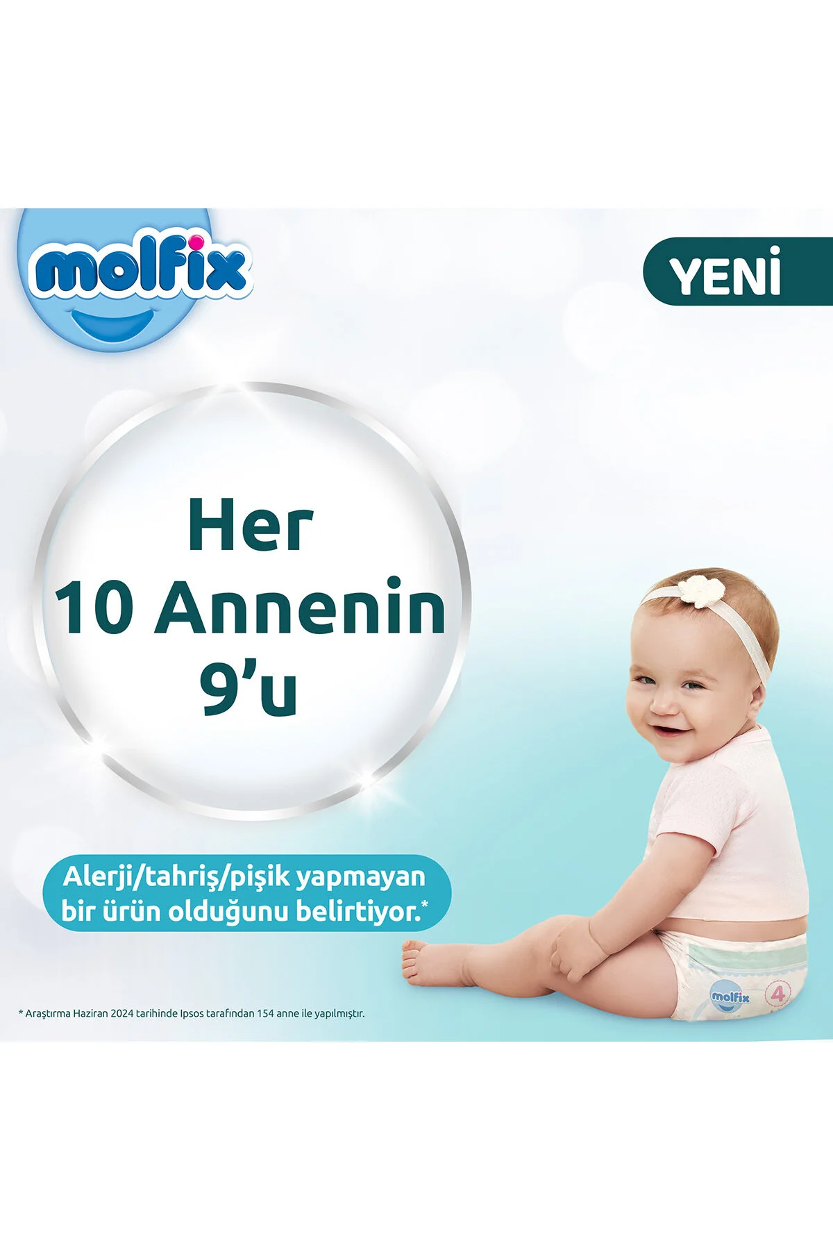 پوشک بچه پکیج ULTRA OPPORTUNITY PREMIUM 4 سایز 86 عددی اورجینال Molfix