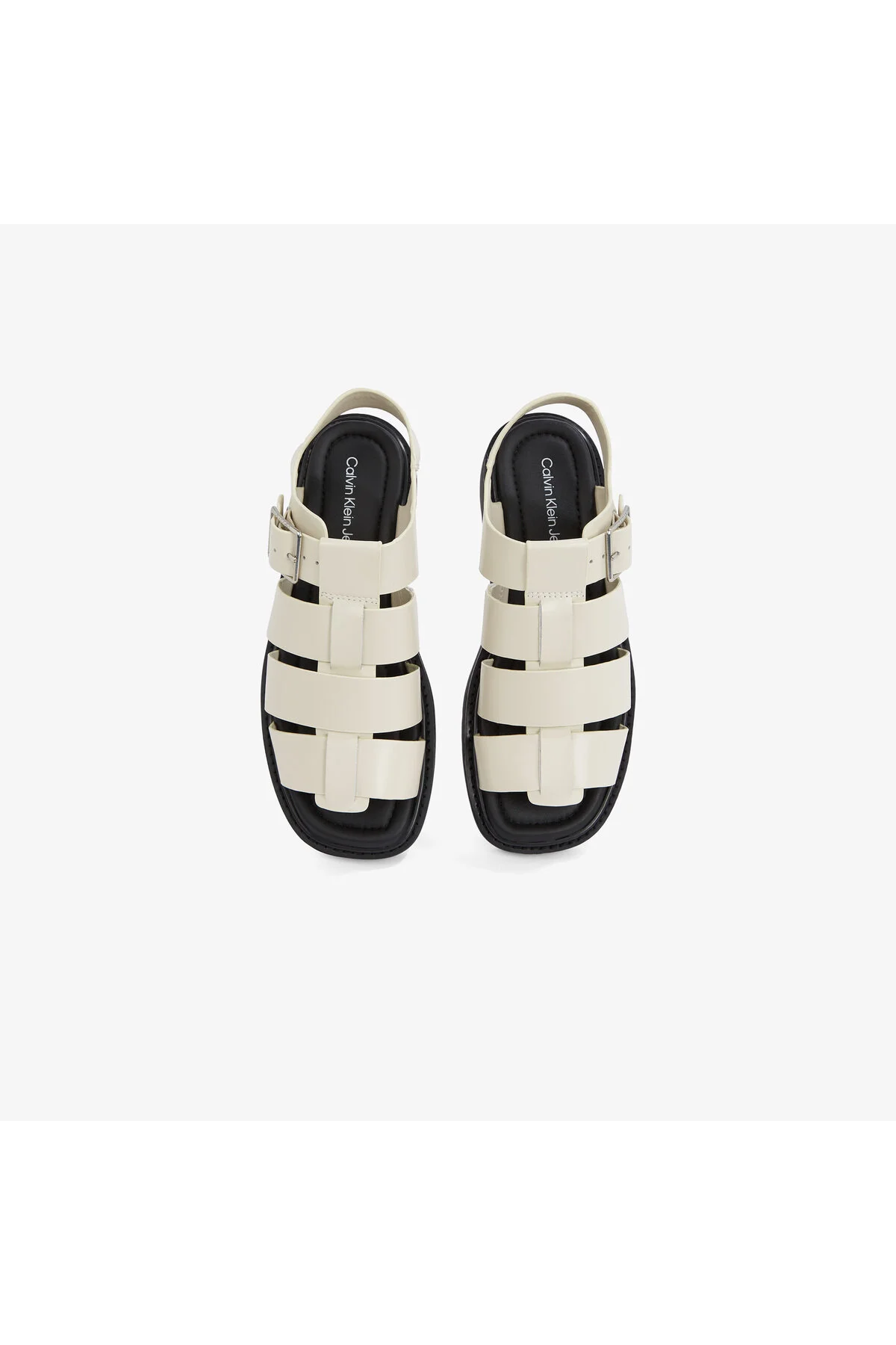 صندل بژ زنانه SQ MOLDED SDL FISHERMAN MG WN کلوین کلین Calvin Klein