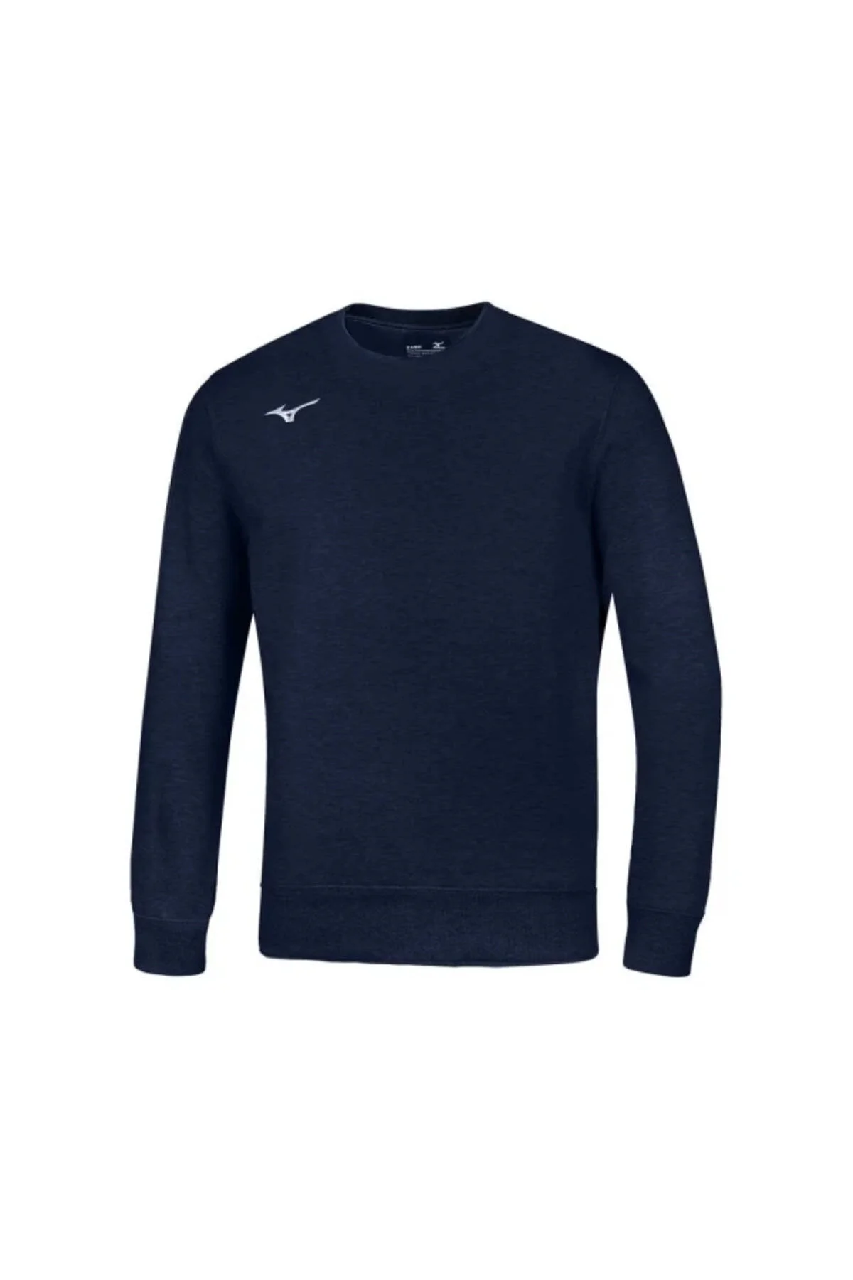 سویشرت ورزشی صورتی مردانه Terry خدمه 's Sweatshirt Navy Blue Mizuno