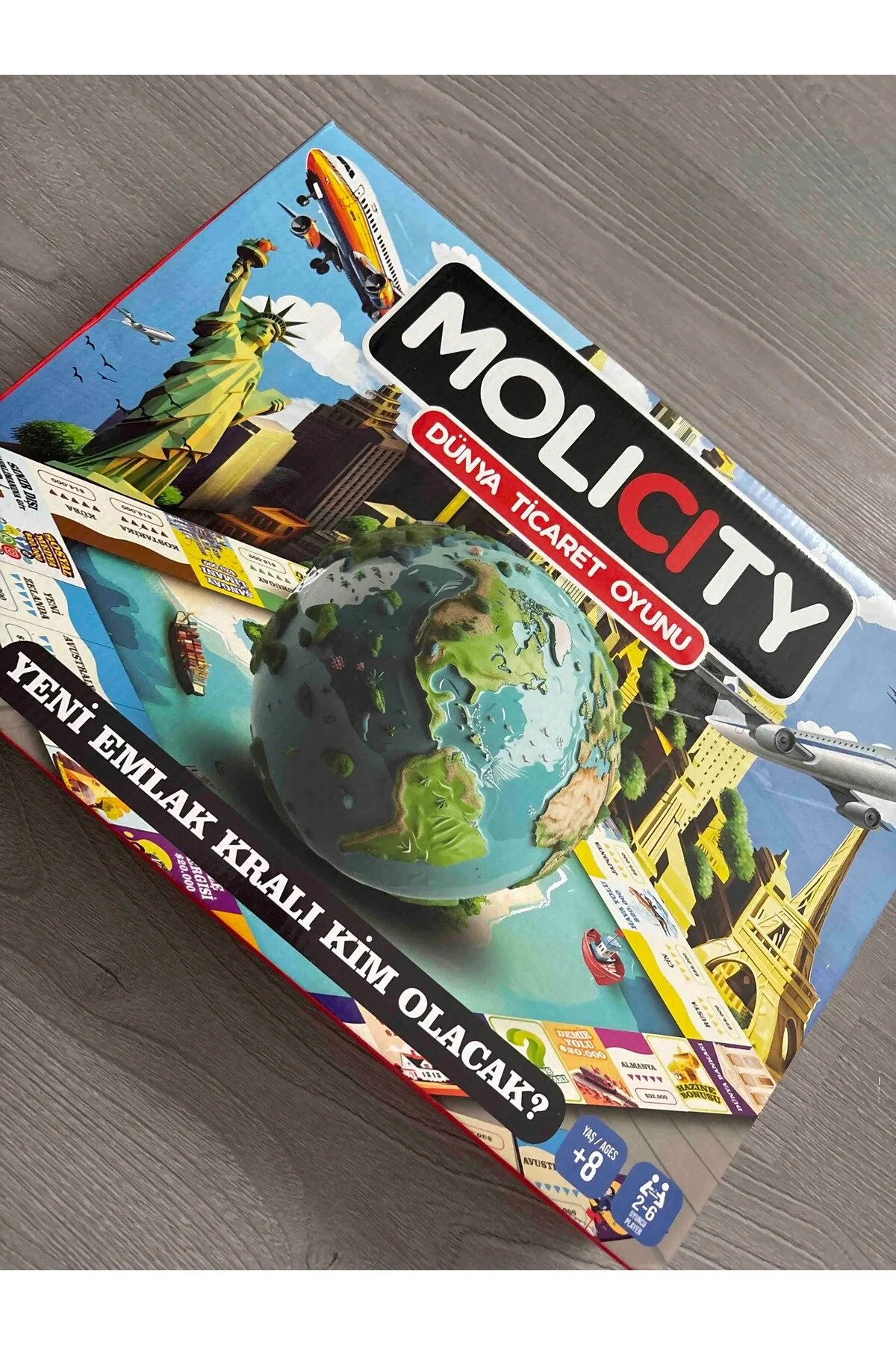 بازی های رومیزی تجارت املاک و مستغلات Molypoly Molicity Molopoly Monopoli Metropol Mega City خانوادگی مدل جدید  Bundera