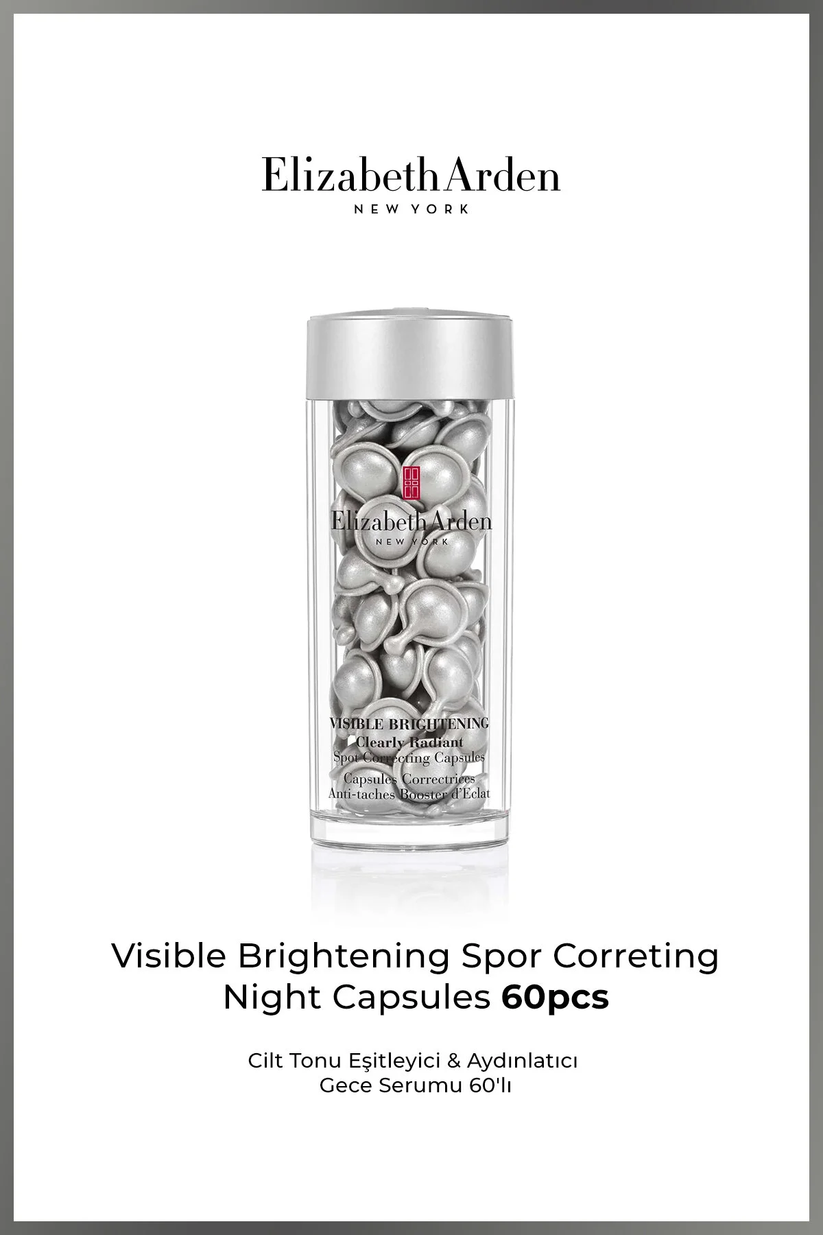 سرم پوست کپسول های اصلاح کننده لکه روشن قابل مشاهده 60 عدد اورجینال Elizabeth Arden