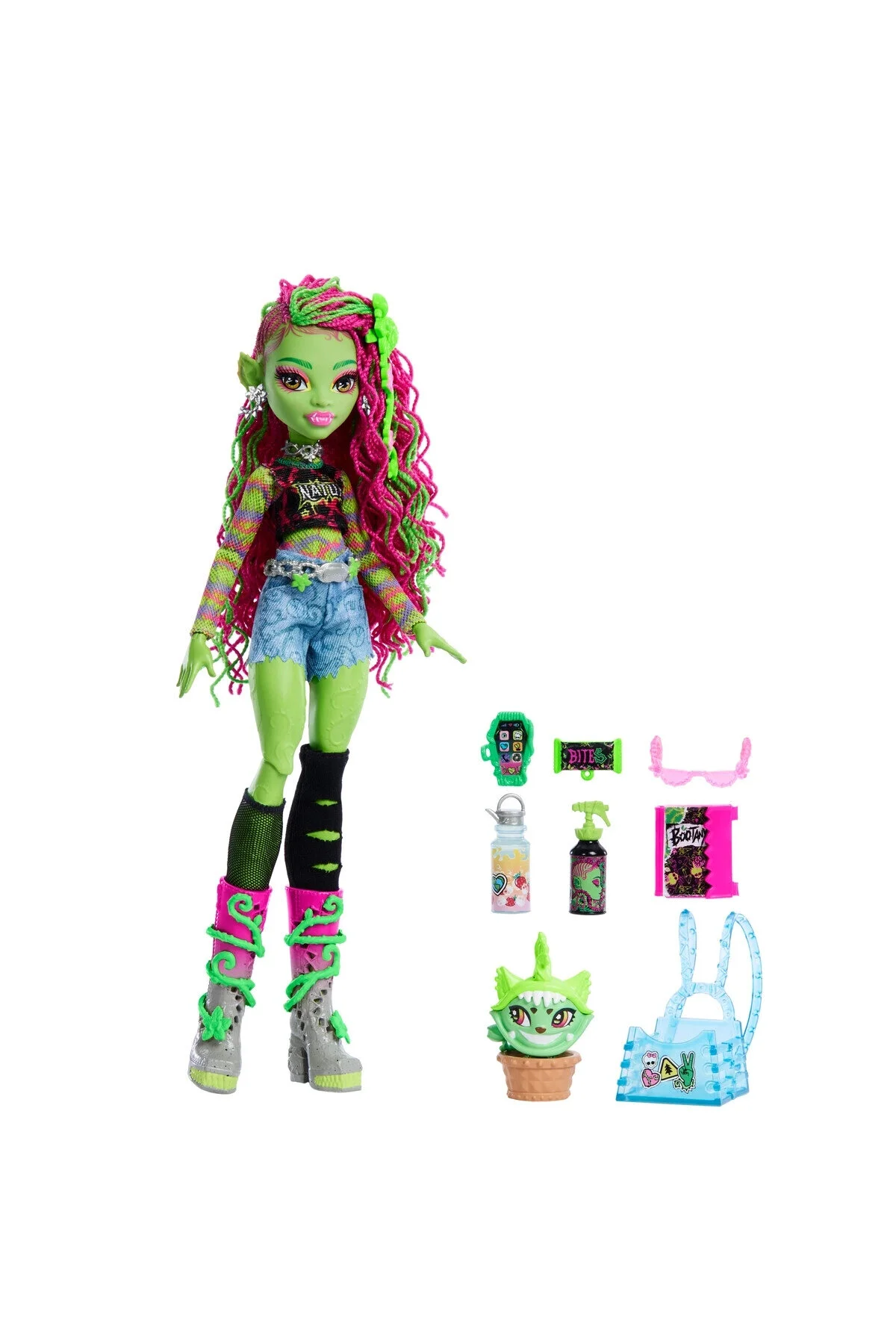 اسباب بازی های فیگور شخصیت دوستان عجیب و غریب زهره MCFLYTRAP | HRP81 MONSTER HIGH