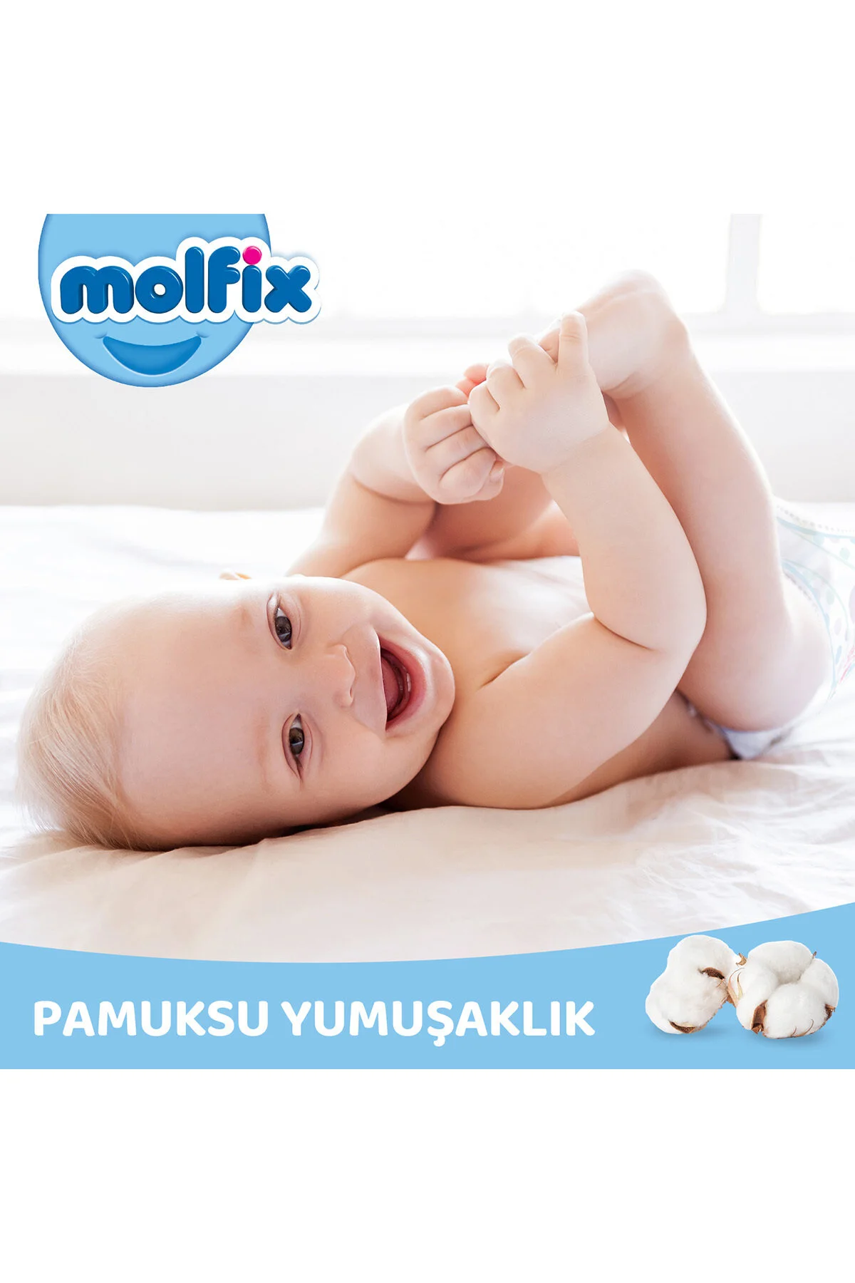 پوشک بچه سایز 4 ماکسی هایپر اکونومی بسته 200 عددی اورجینال Molfix