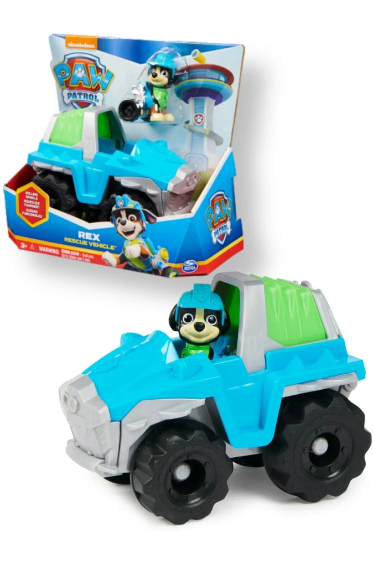 اسباب بازی های فیگور شخصیت ابزار بازیابی دایناسور PAW REX و شکل SPM 6052310 Spinmaster