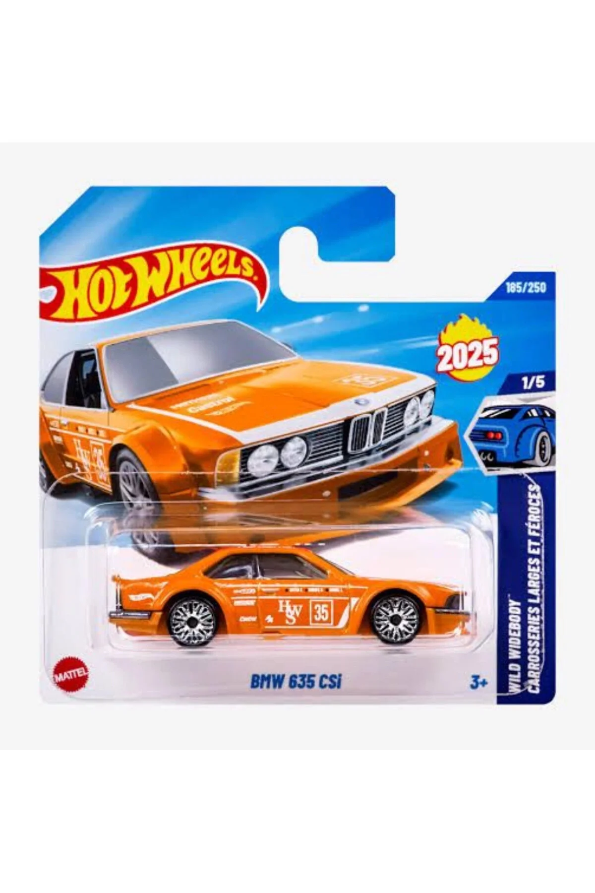 ماشین اسباب بازی BMW 635 CSI مدل خارج از کشور ترکیه HOT WHEELS